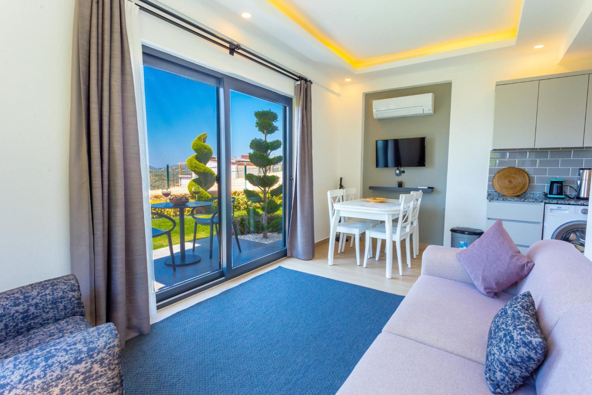 Wohnung mit Gartenblick