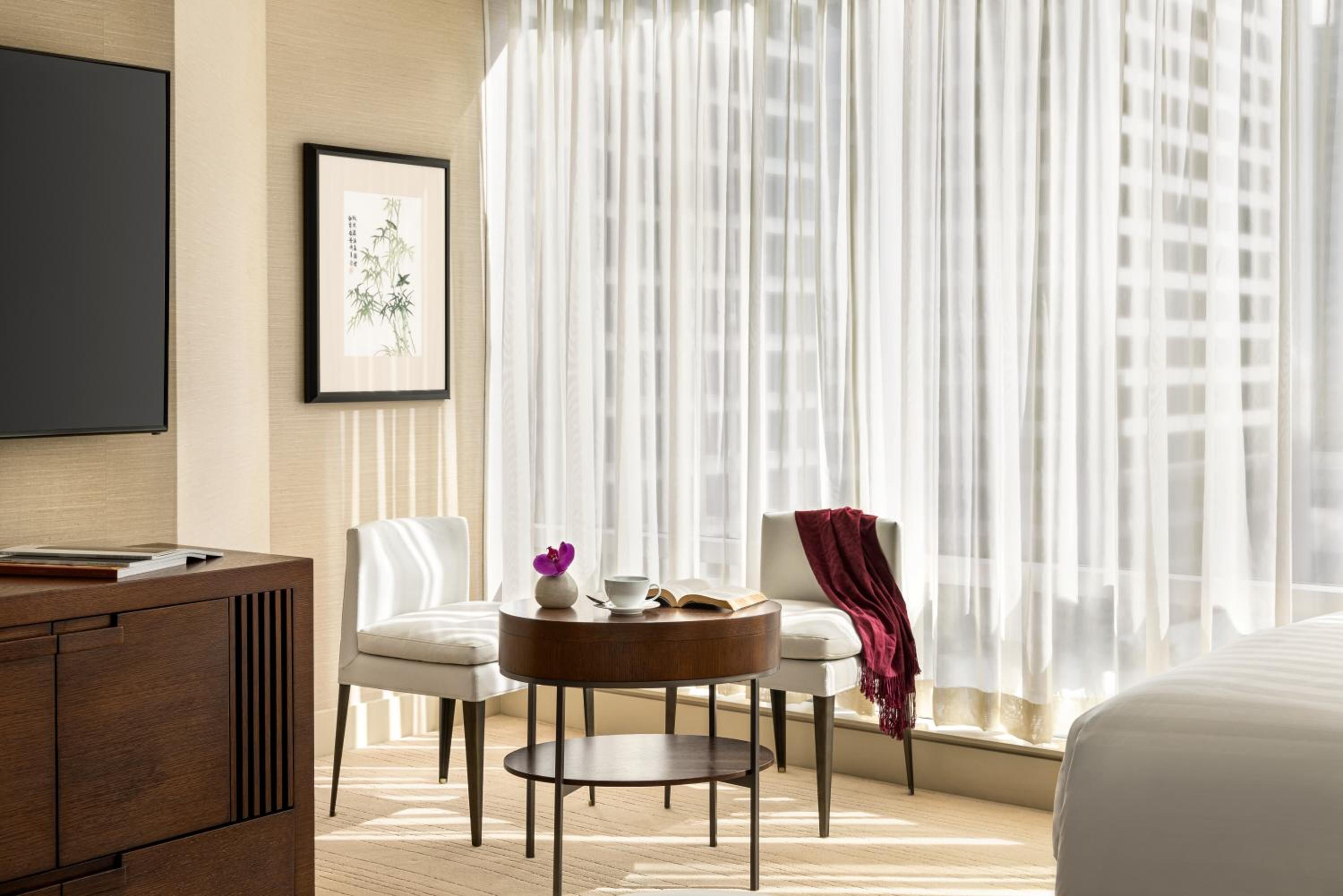 Double Room with Two Double Beds and City View