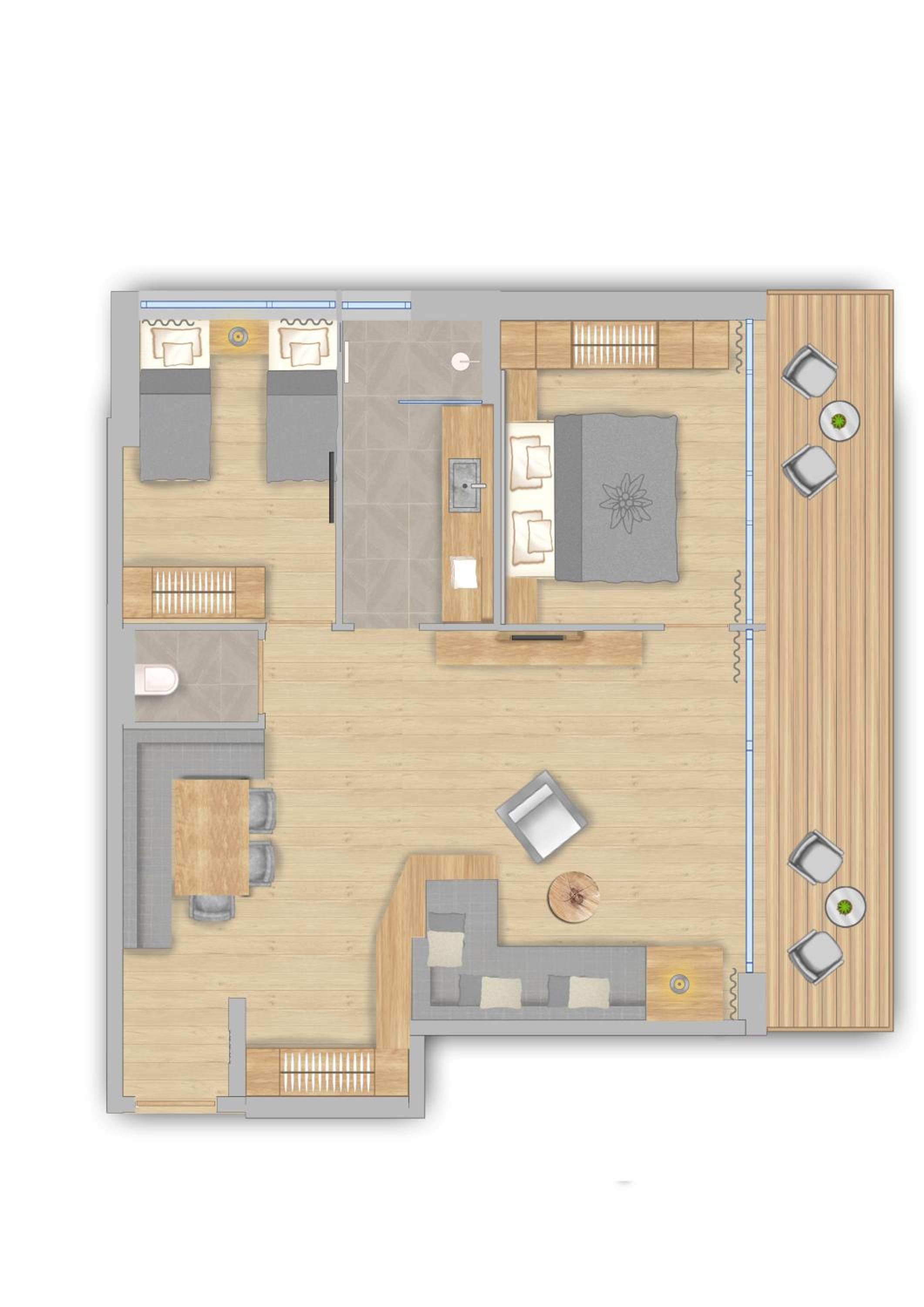 Two-Bedroom Suite - Photo 6