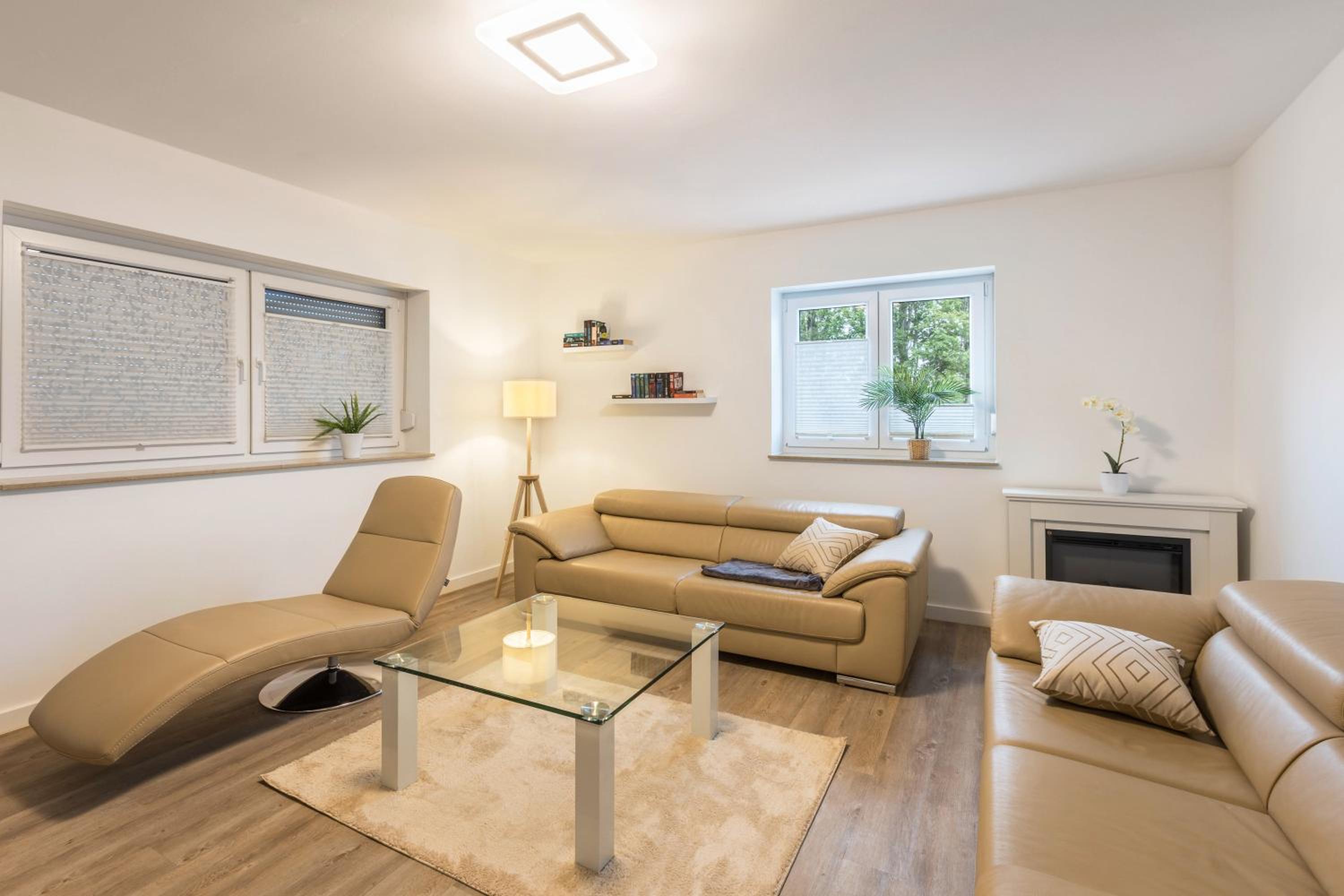 Two-Bedroom Deluxe Apartment with Garden View