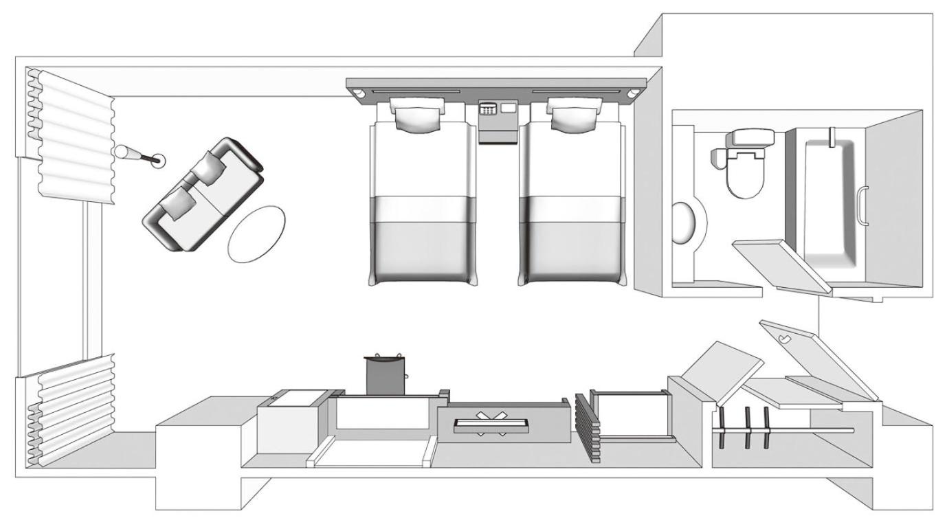 Large Twin Room - Non-Smoking - Photo 2