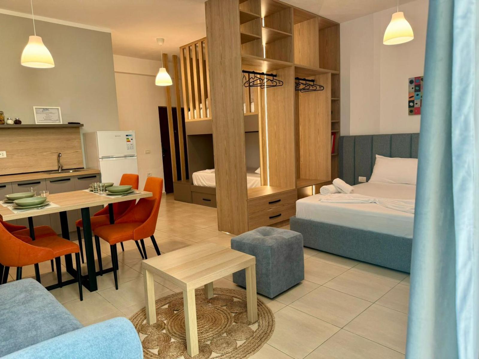 Studio Apartment With Balcony - Garden View