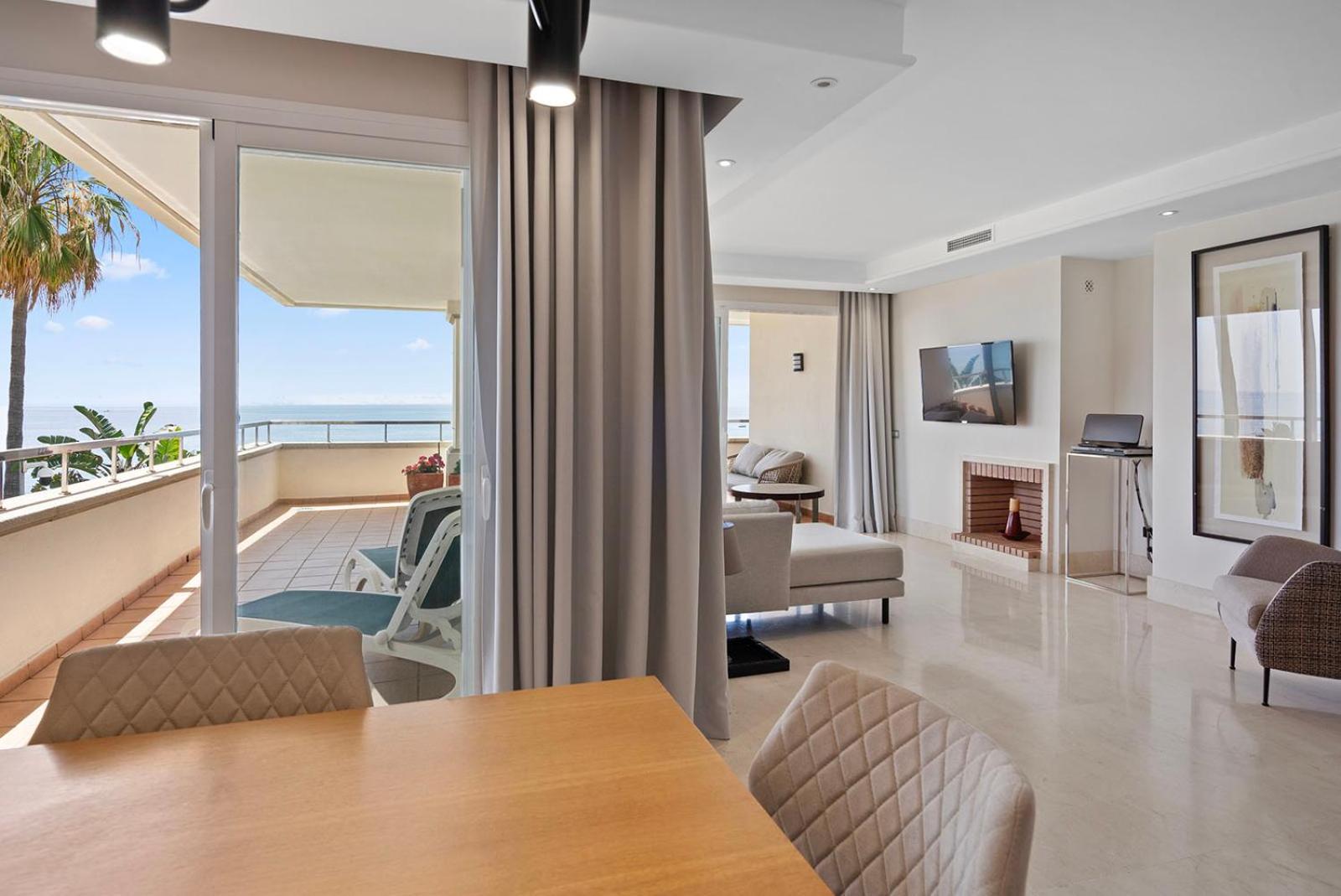 Apartamento con vista al mar