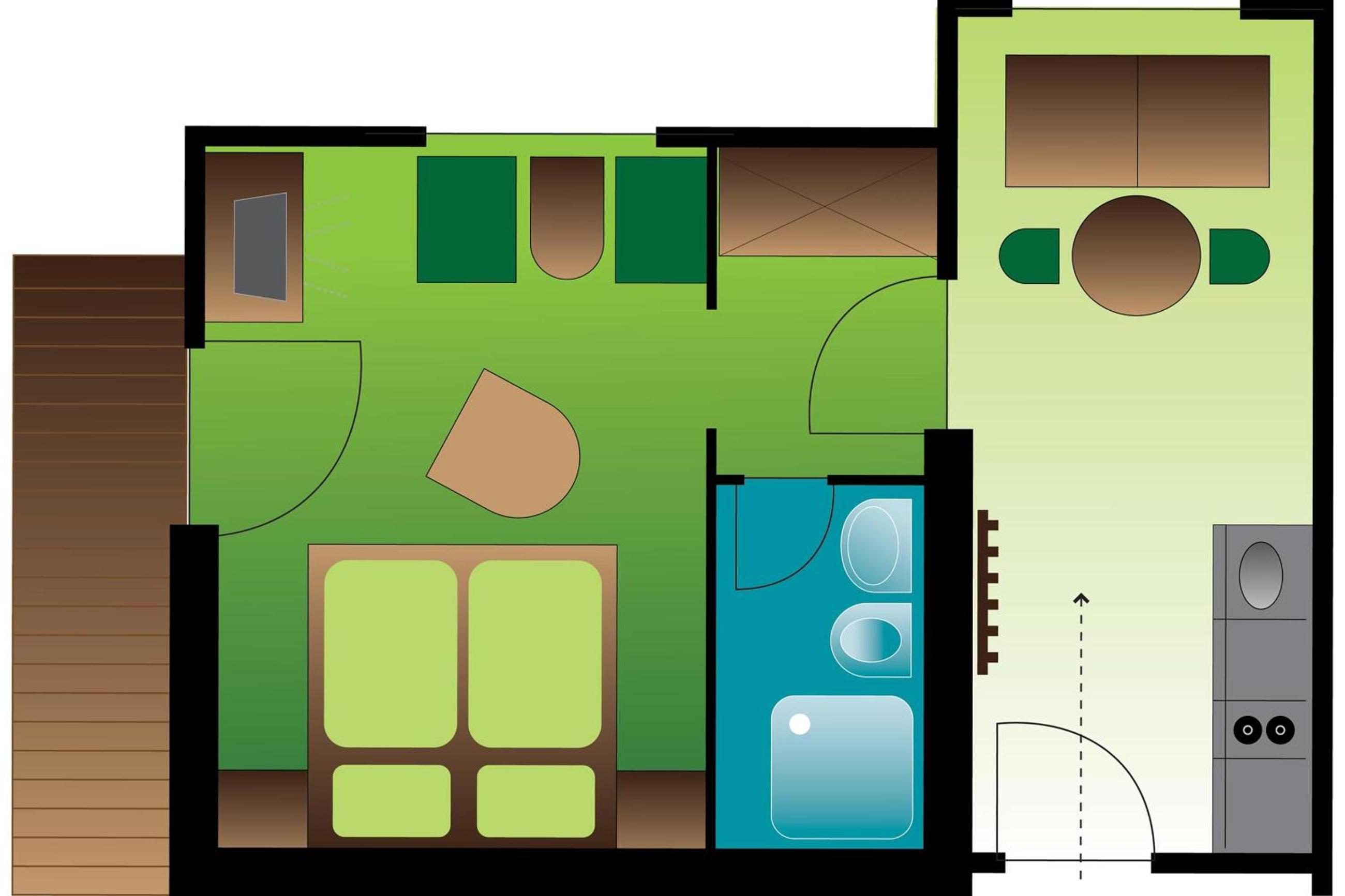 Standard One-Bedroom Apartment photo 3