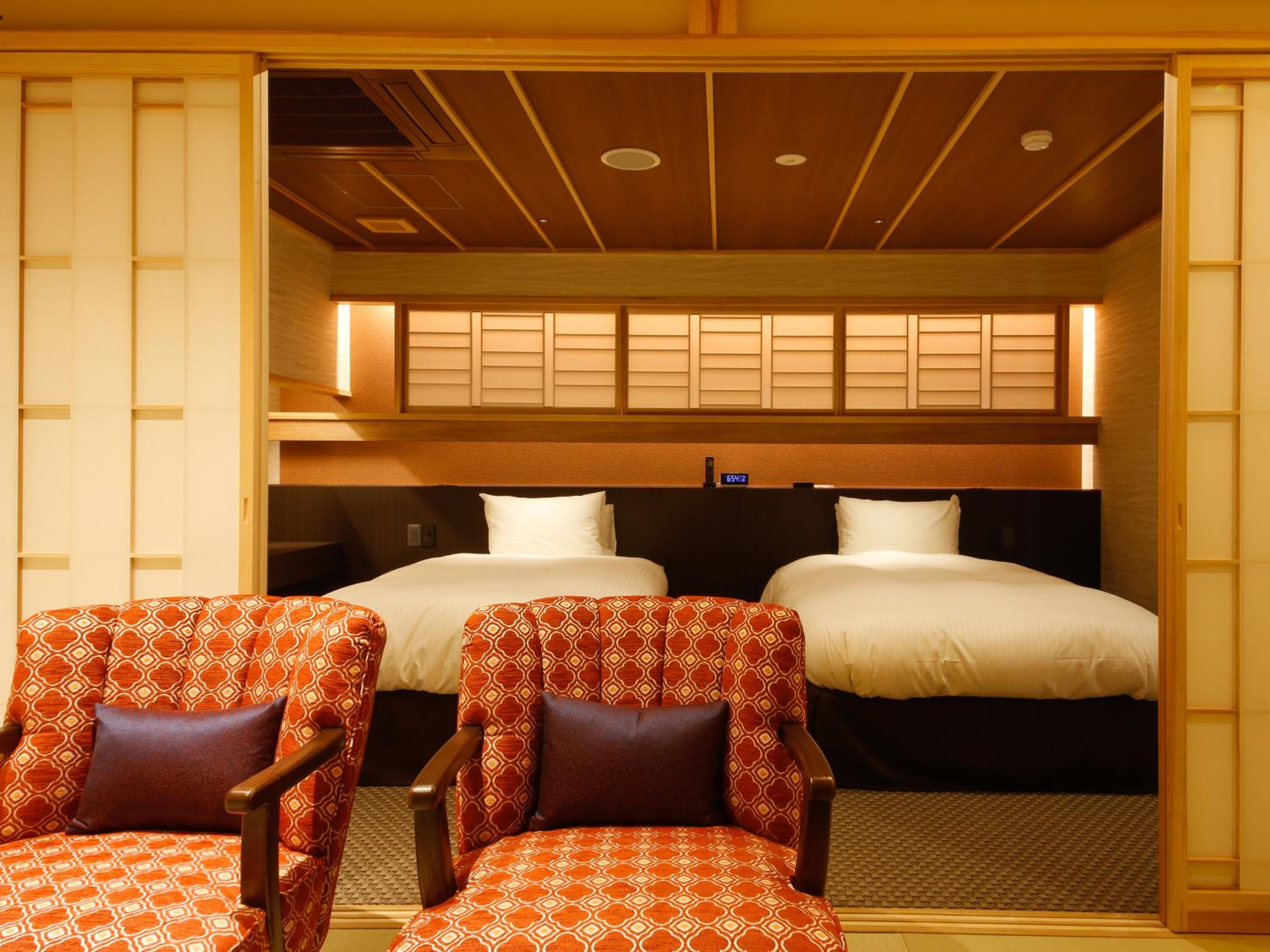 Japanese-Western Room with open-air bath TYPE F - Non-Smoking (2nd-3rd Floor) - Photo 5