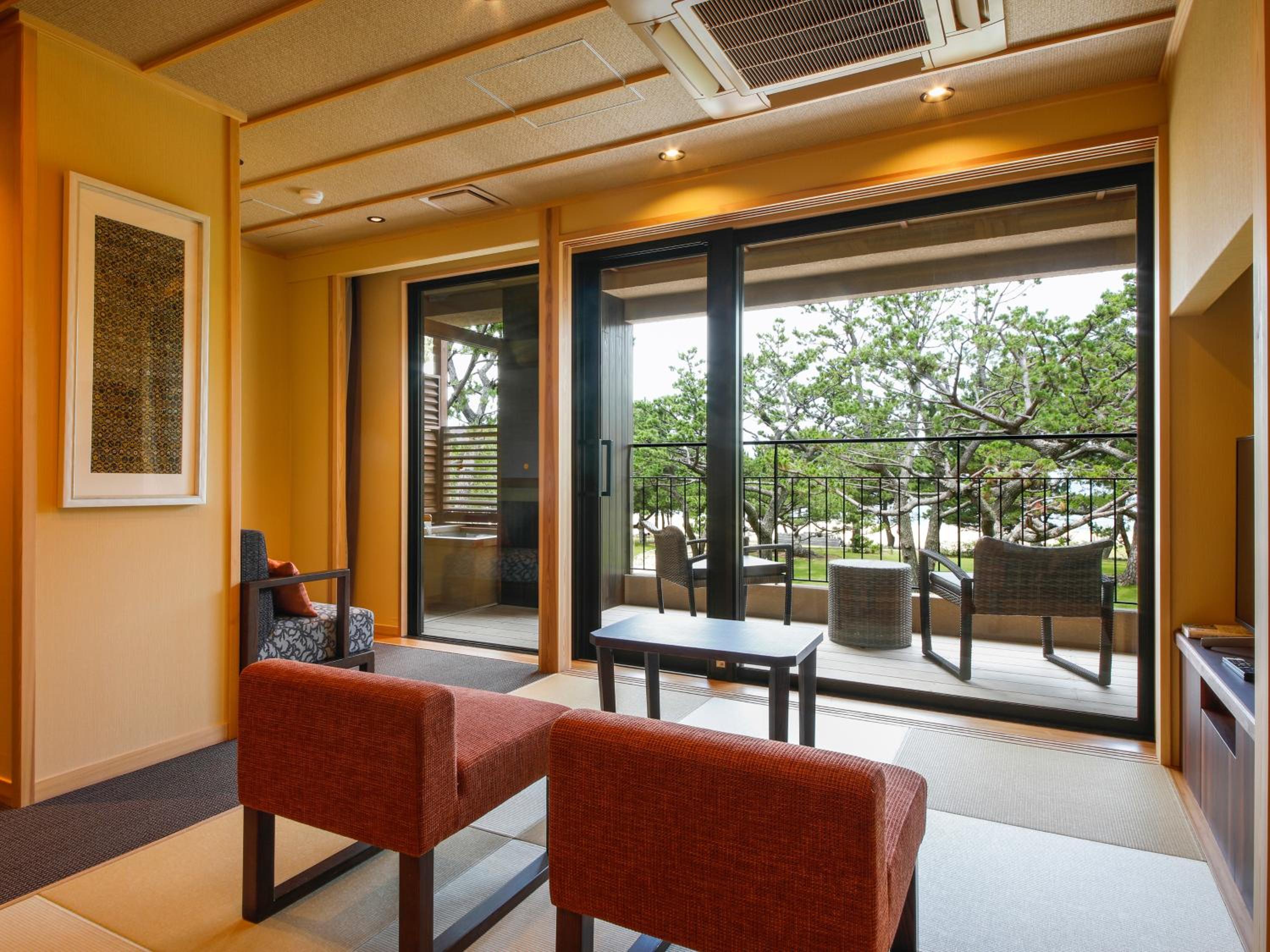 Japanese-Western Room with open-air bath TYPE G - Non-Smoking (2nd Floor)