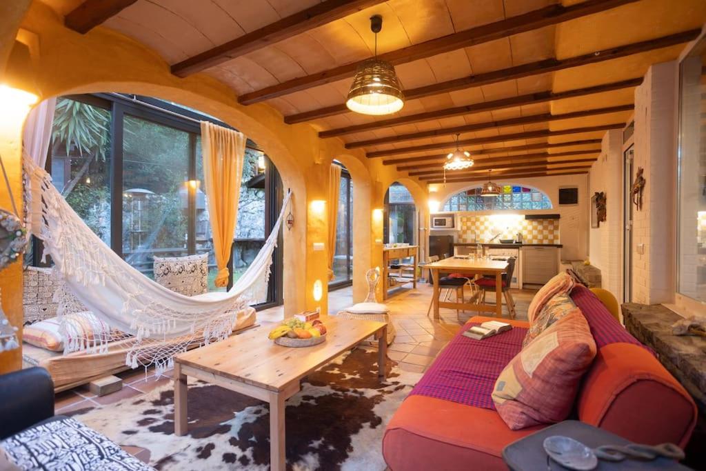 Villa con vistas al jardín