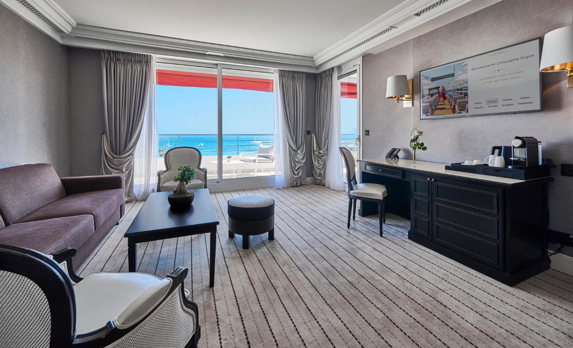living room with a nice view of the ocean?