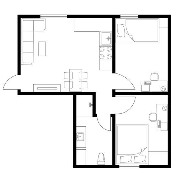 Two-Bedroom Apartment with Terrace photo 3