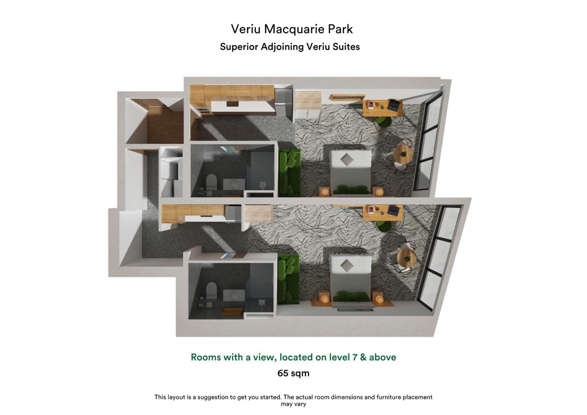 Superior Adjoining Veriu Suites
