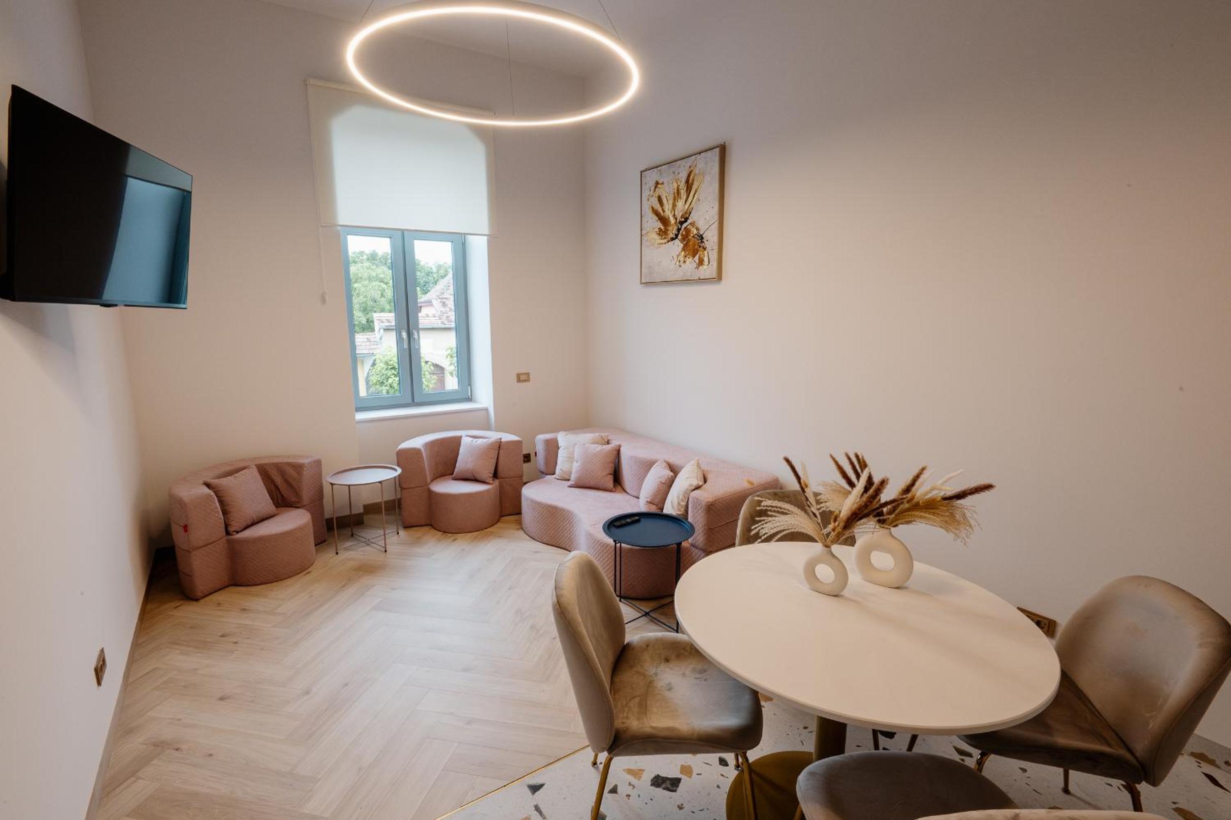 Deluxe One-Bedroom Apartment with City View