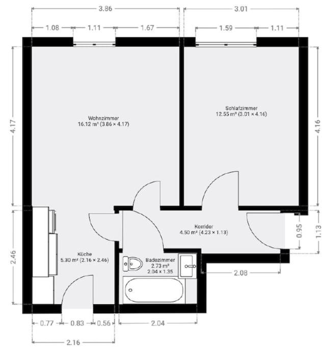 One-Bedroom Apartment photo 2
