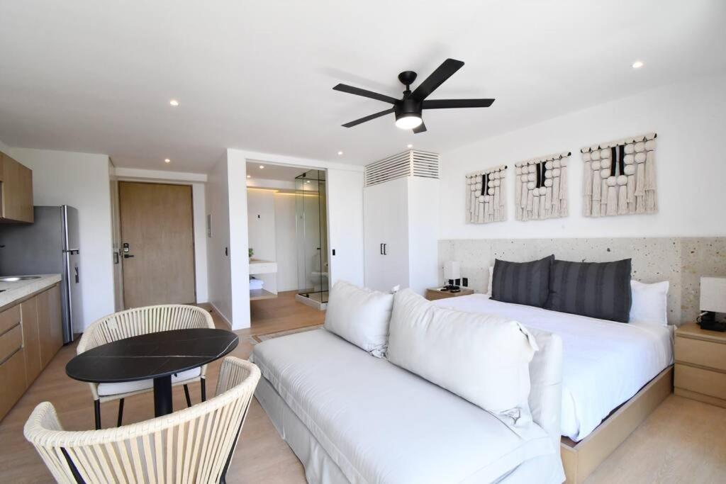 Studio with Balcony