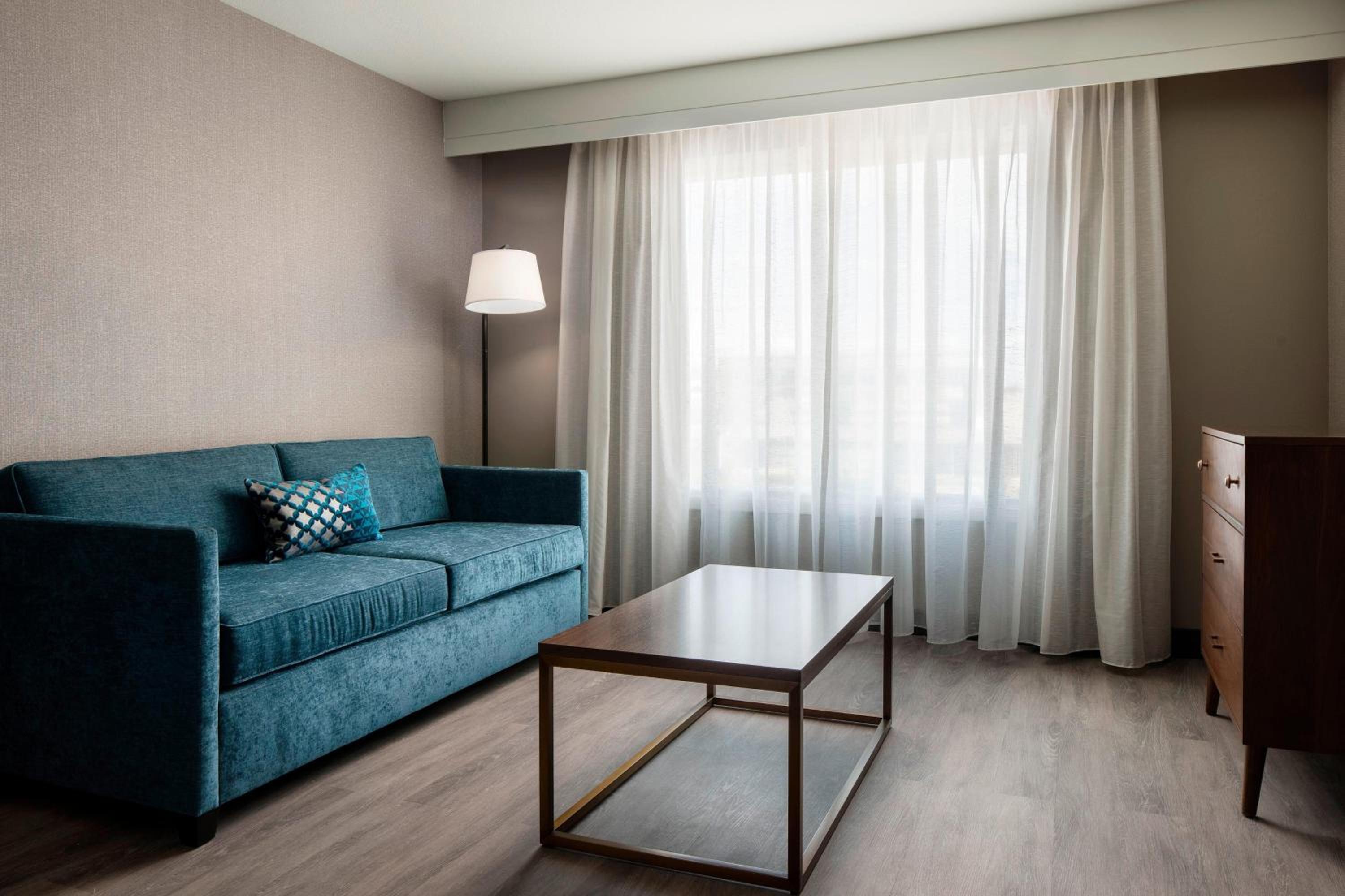 Junior Suite, 1 King, Alternate bed: sofa bed photo 2