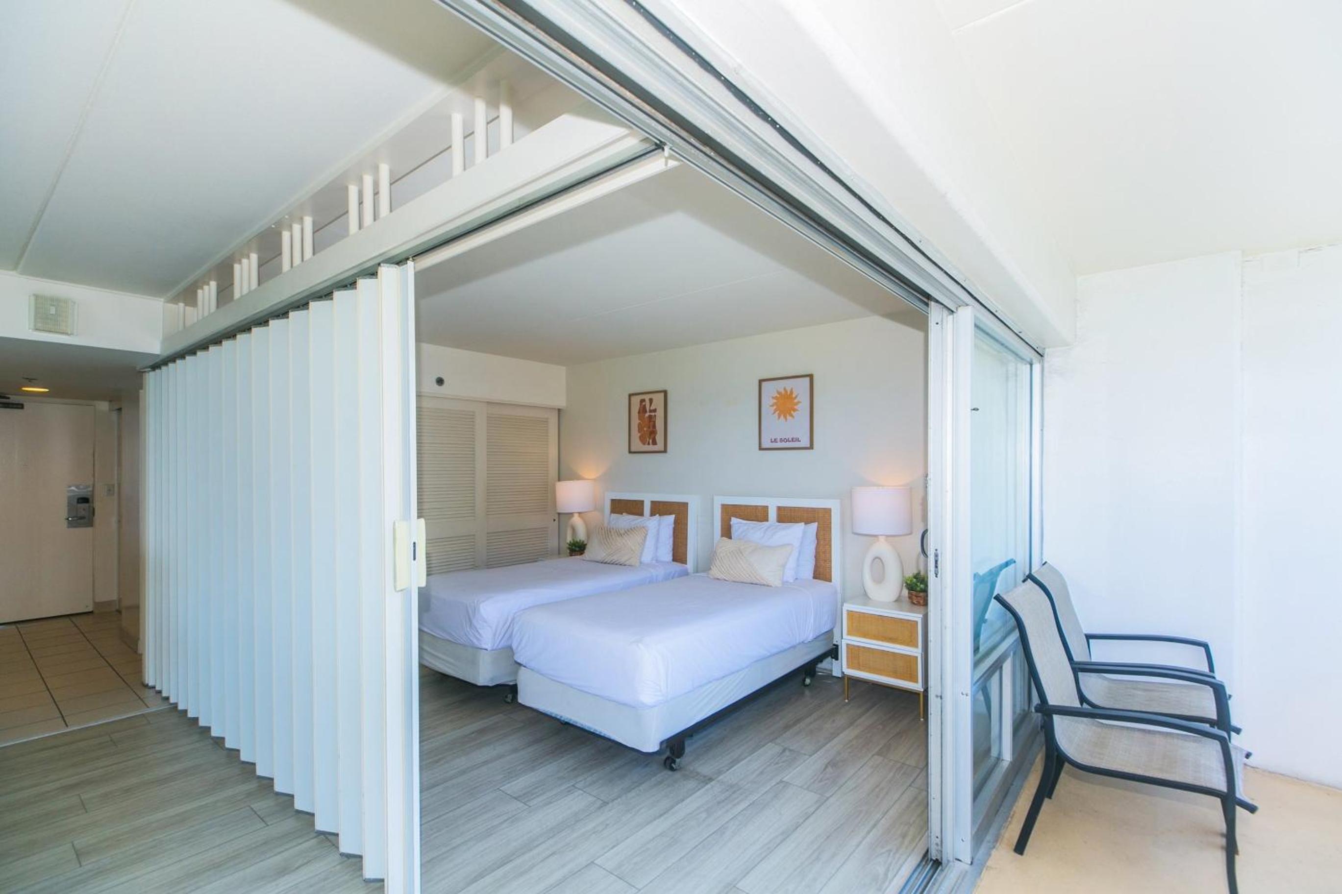 Two Bedroom Condo Overlooking Ala Wai Boat Harbor Unit 1744: Two-Bedroom Apartment photo