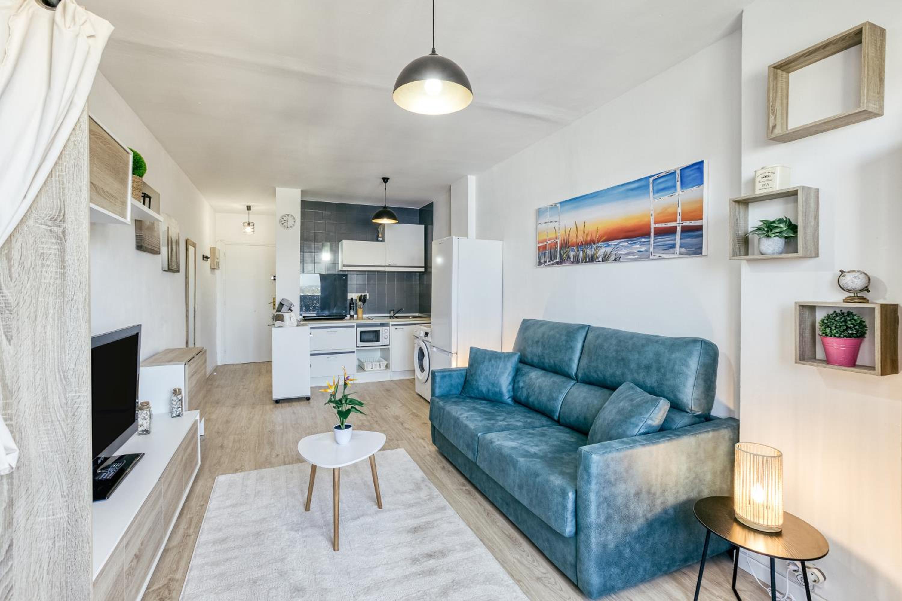 Apartamento de un dormitorio superior con balcón