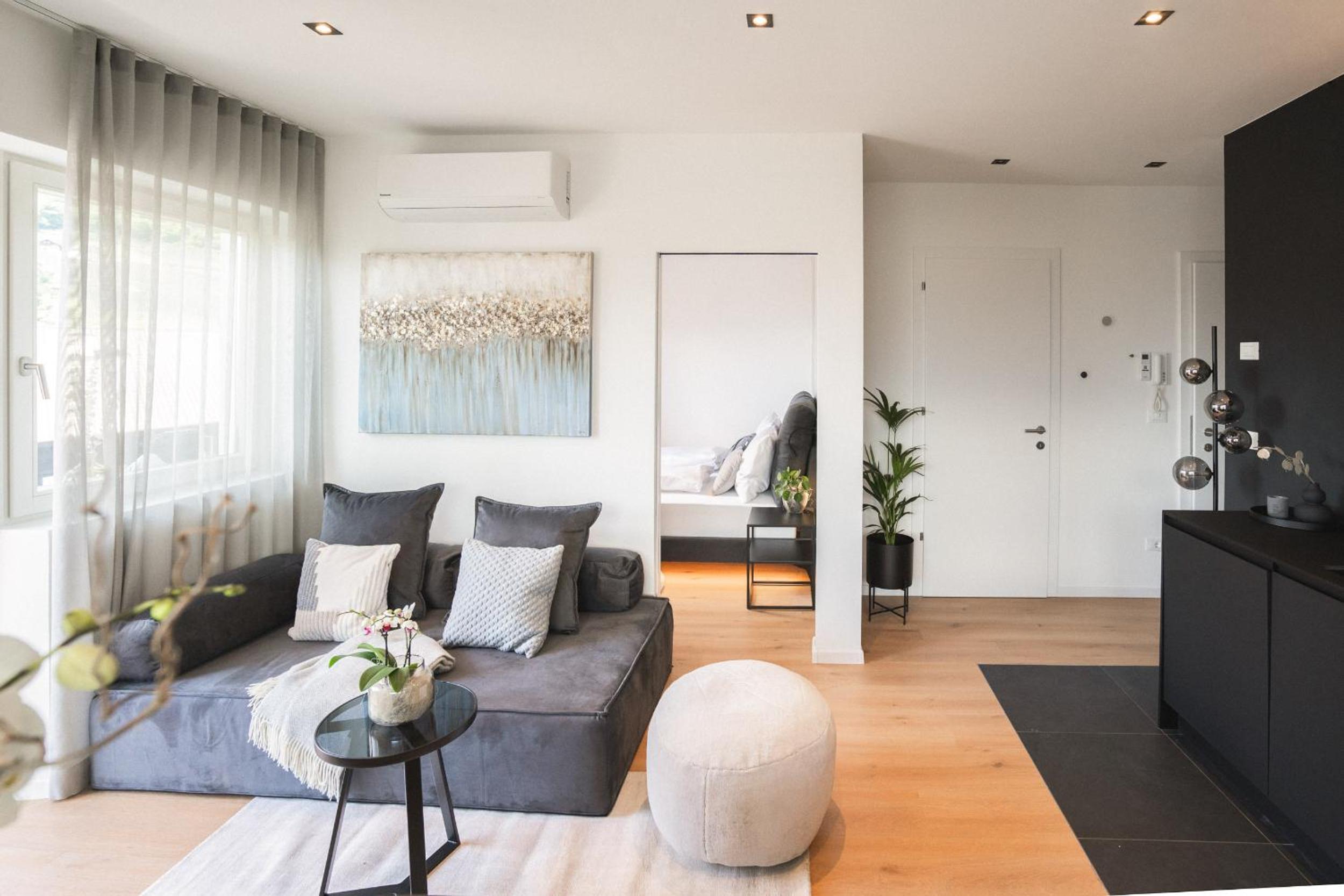 One-Bedroom Apartment with Balcony and Mountain View   photo 2