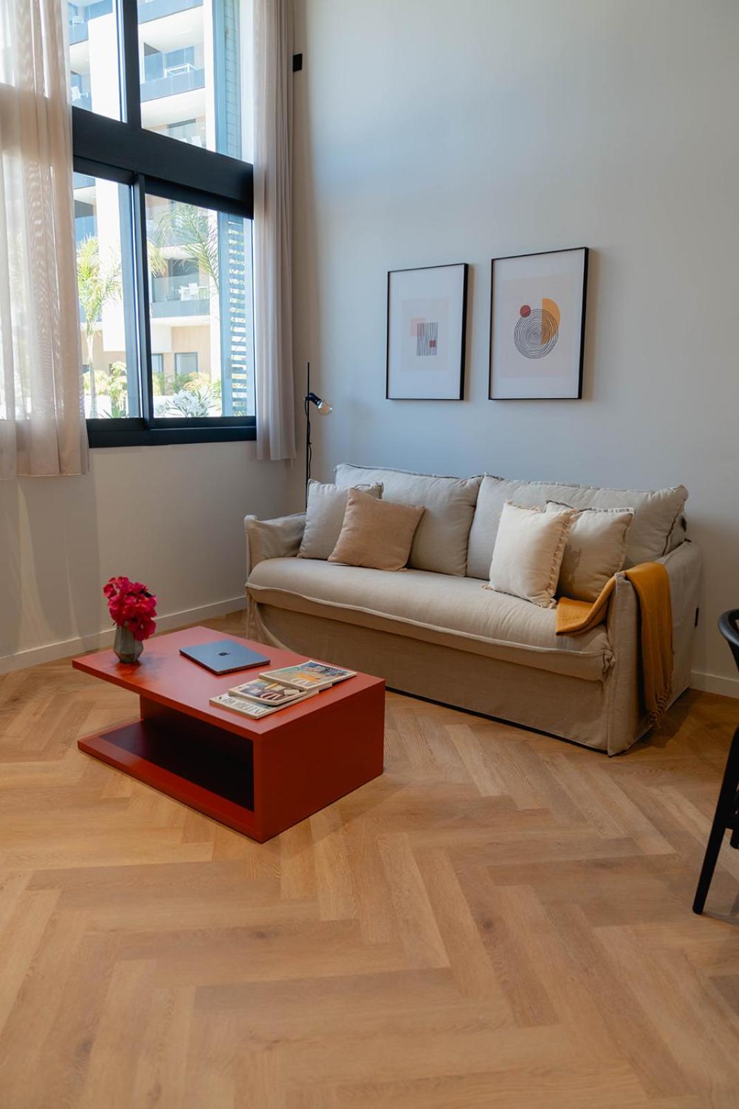 Apartamento 2 habitaciones con vista al jardín