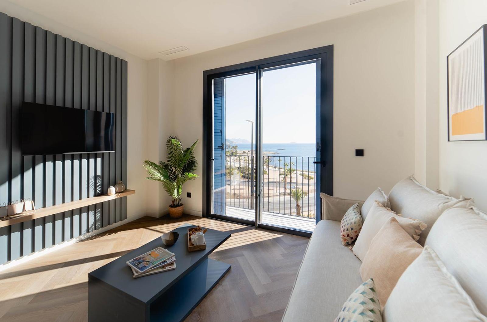 One-Bedroom Apartment with Sea View