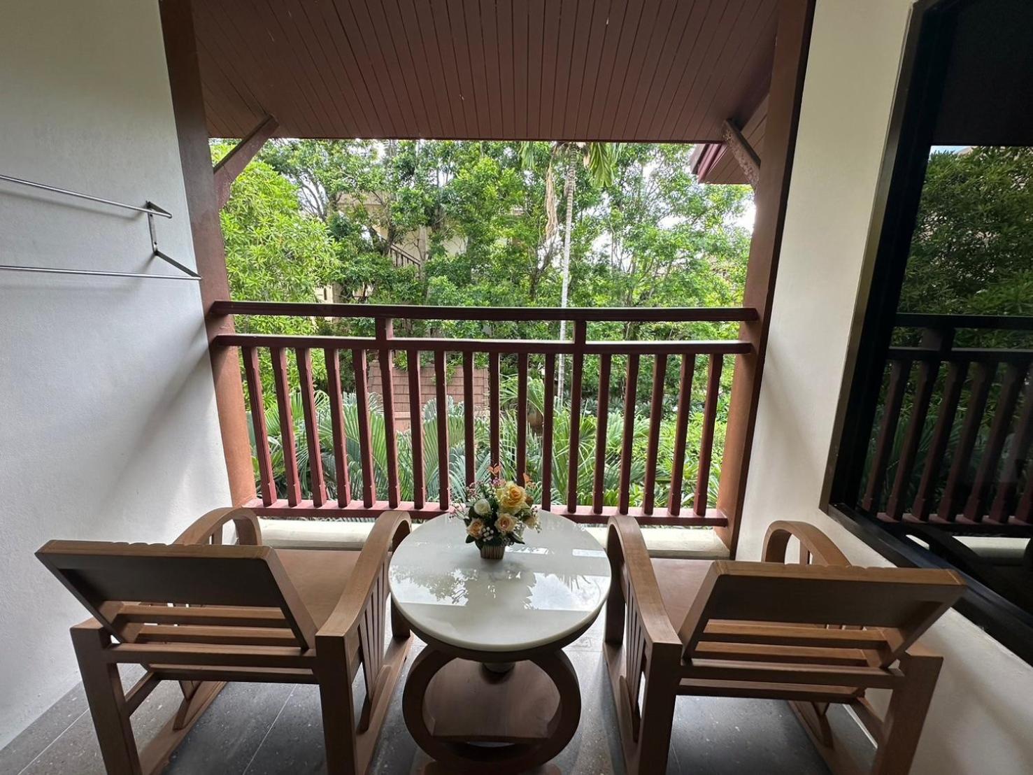 Relax and enjoy scenic views from your private balcony.