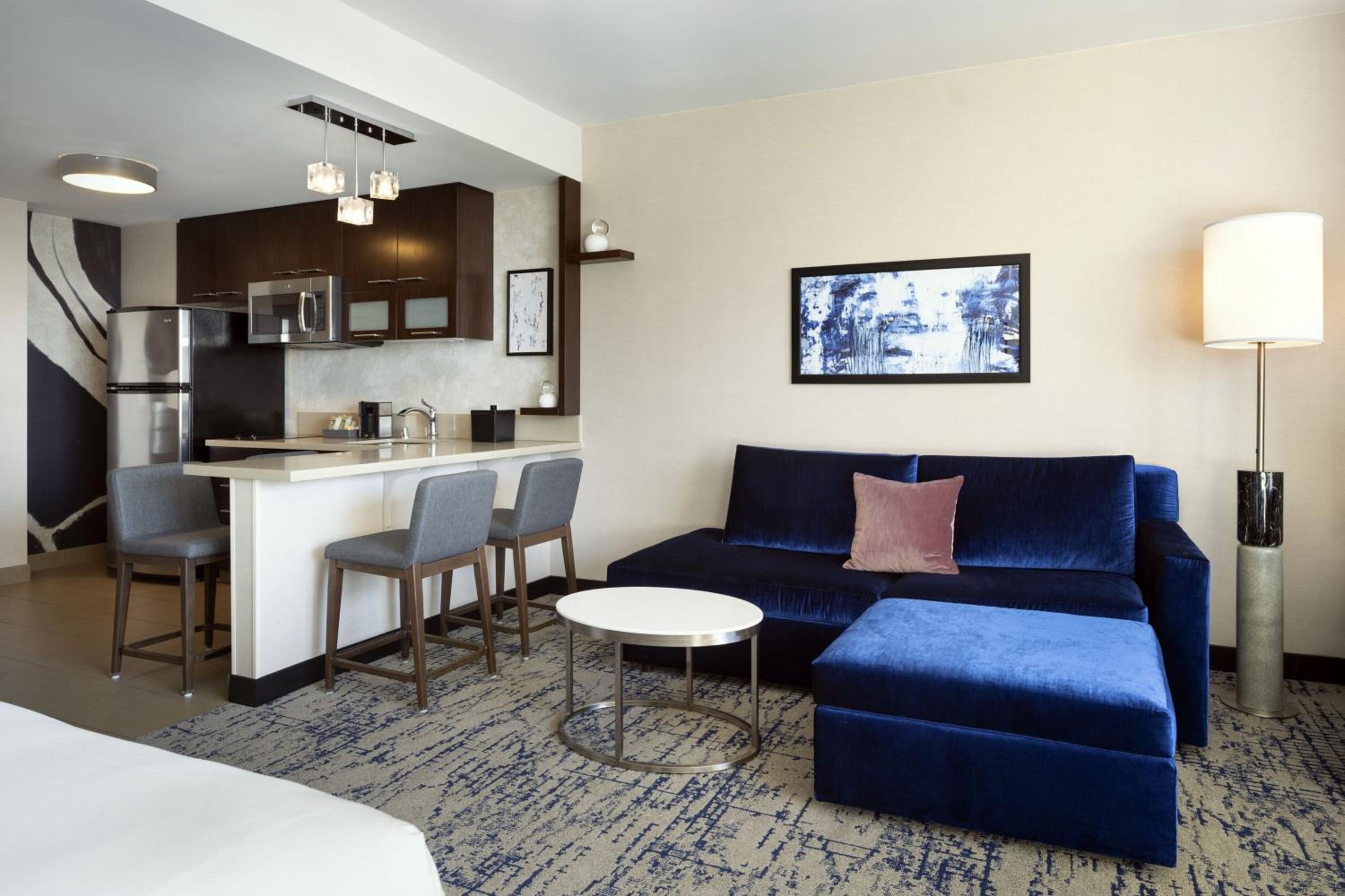 Studio Queen Room with Sofa Bed, Adapted Tub and View - Mobility Accessible