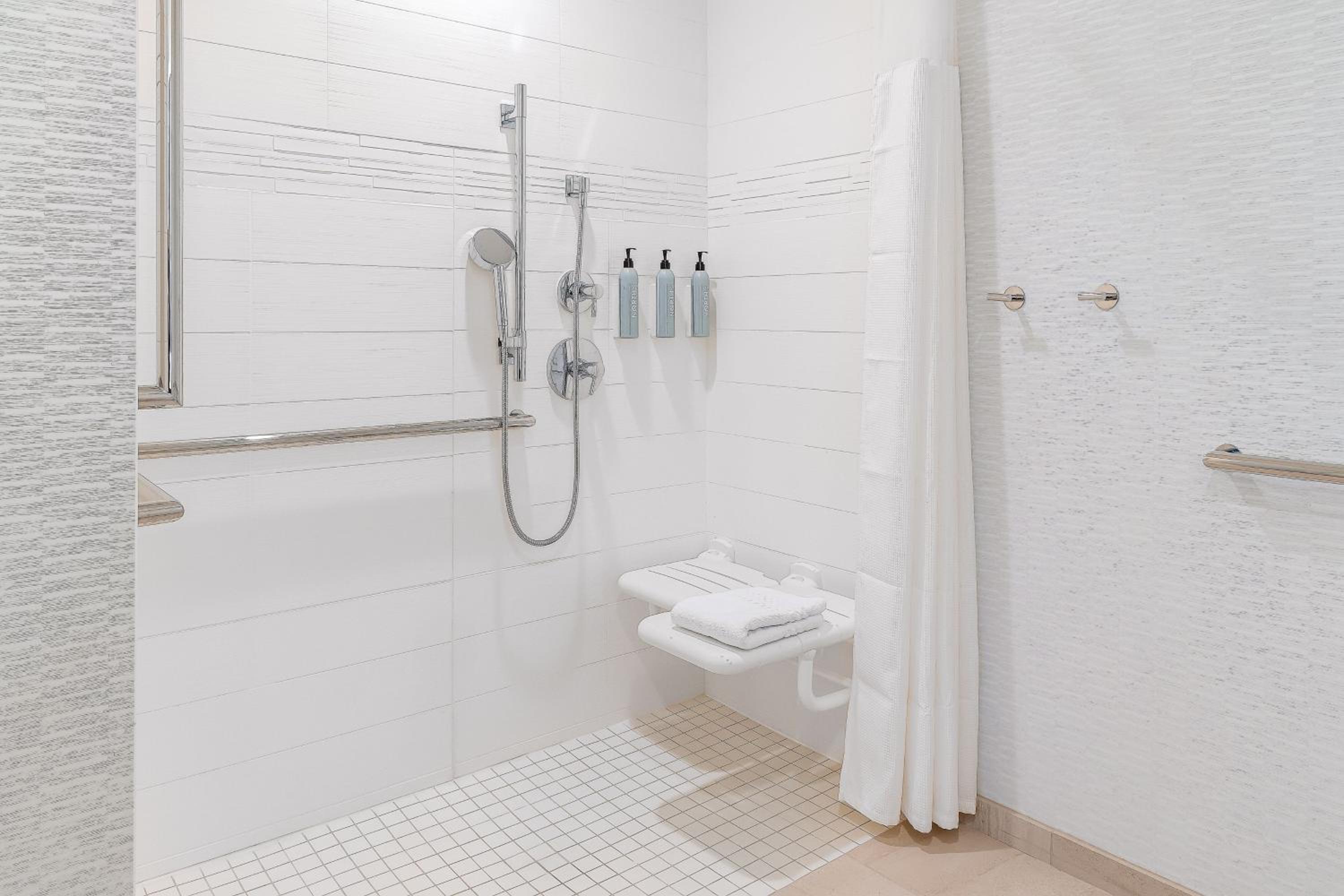 Hearing acc/roll in shwr, 1 Bedroom Suite, 1 King, Sofa bed photo 3