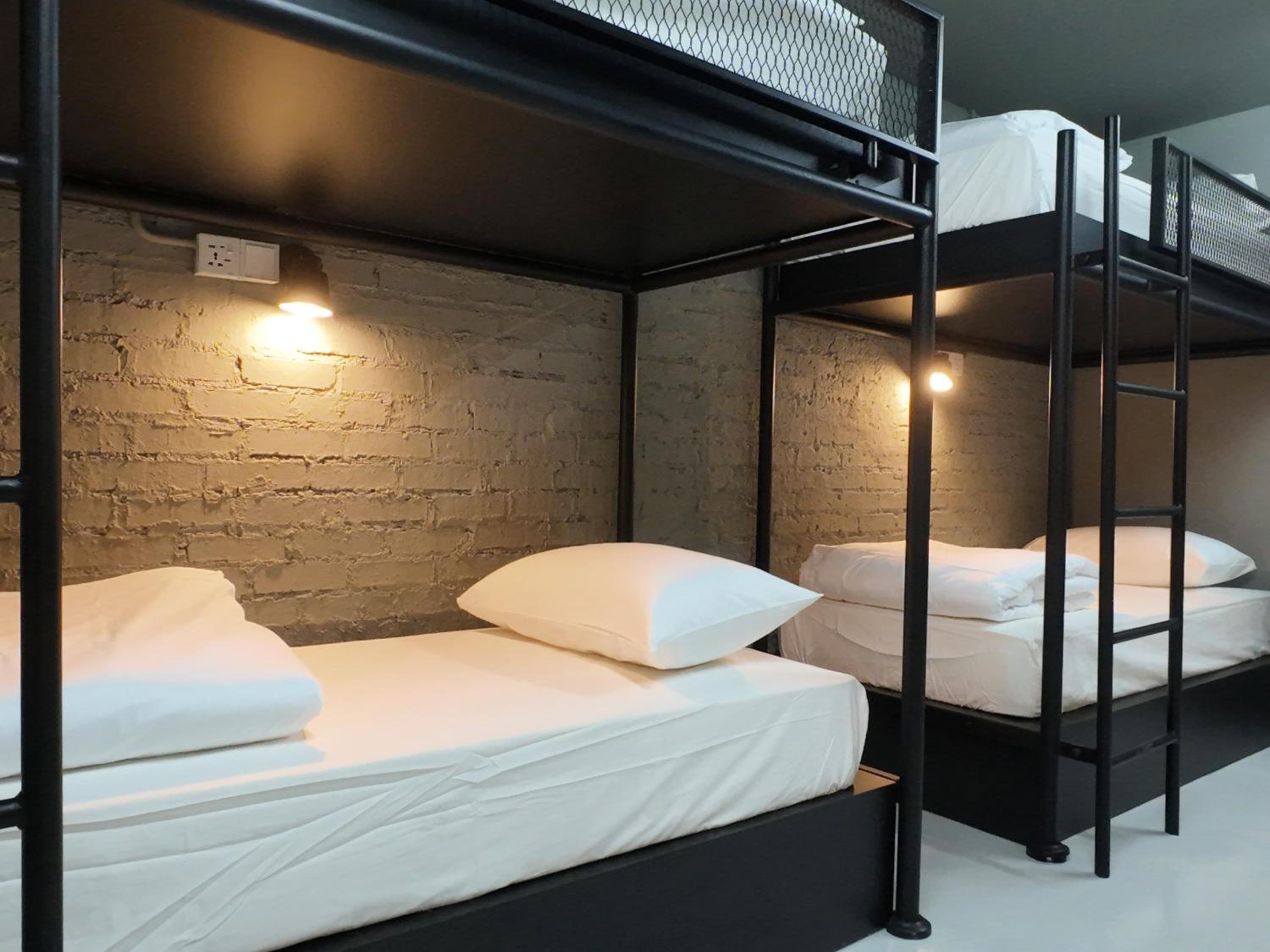 Single Bed in Male Dormitory Room