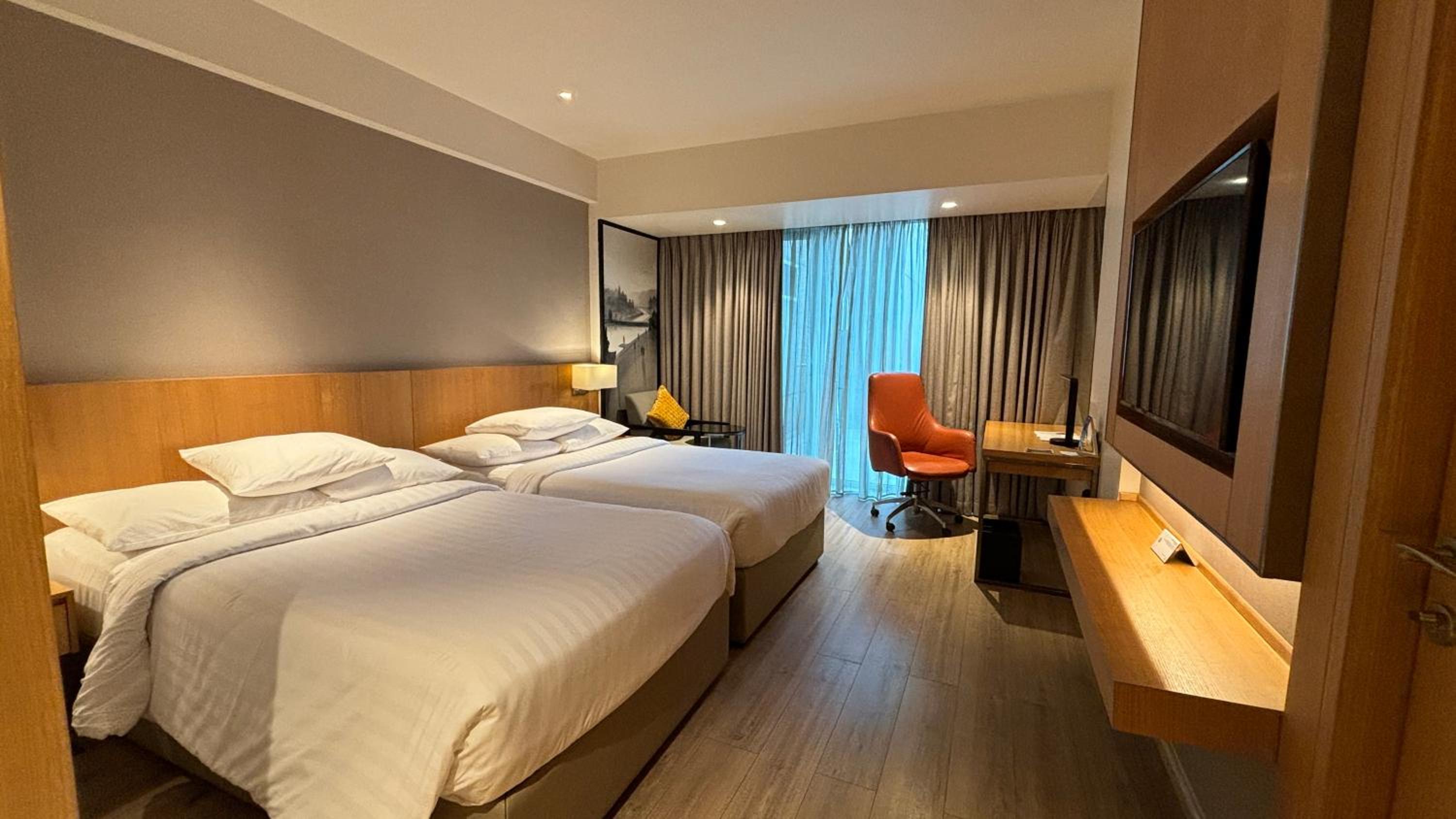 Deluxe Balcony Twin Room, Guest room, 2 Twin/Single Bed(s) at Courtyard by Marriott Nashik Deluxe Balcony Twin Room, Guest room, 2 Twin/Single Bed(s) at Courtyard by Marriott Nashik