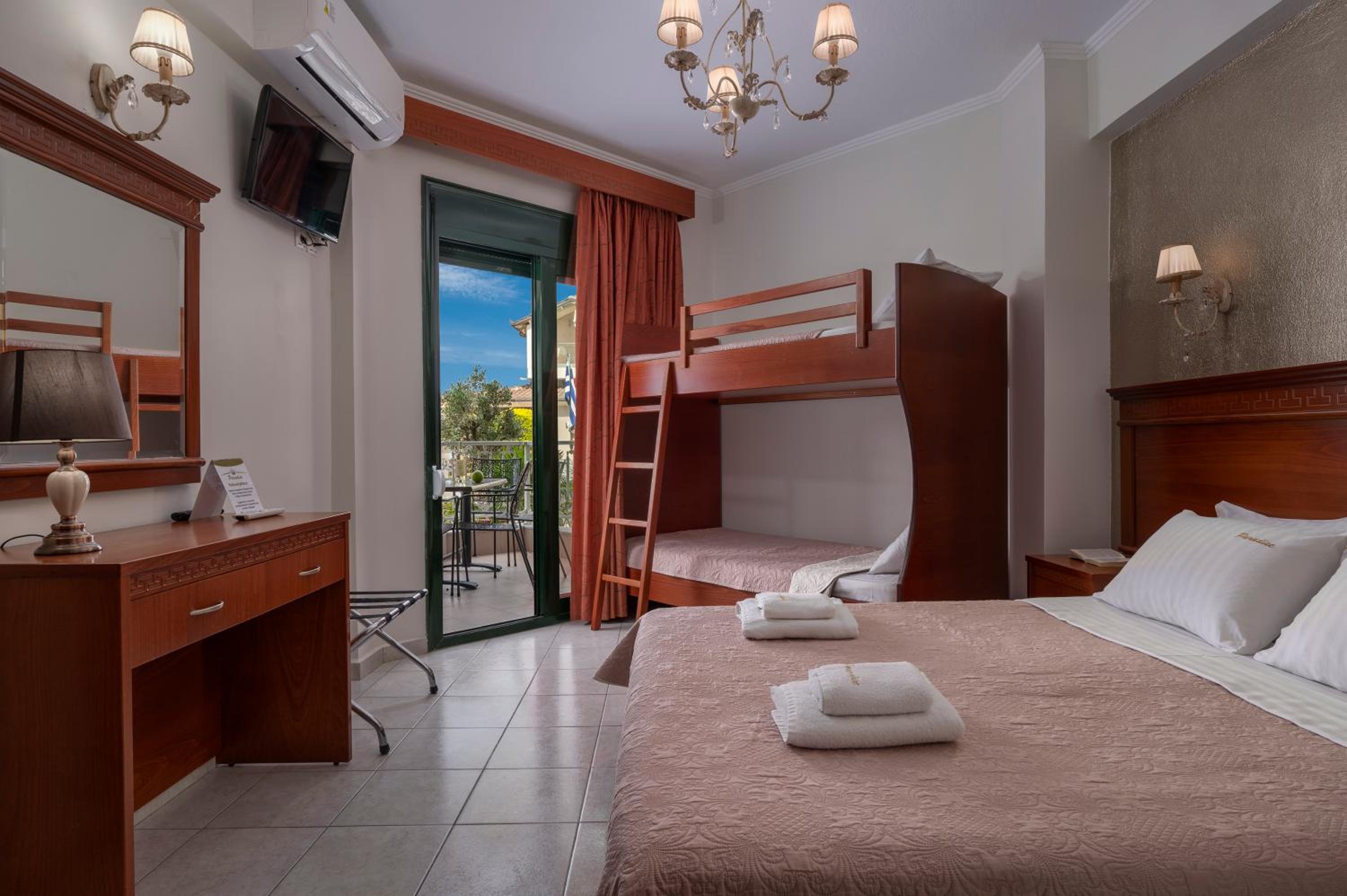 Family Studio (2 Adults + 2 Children) with Garden View