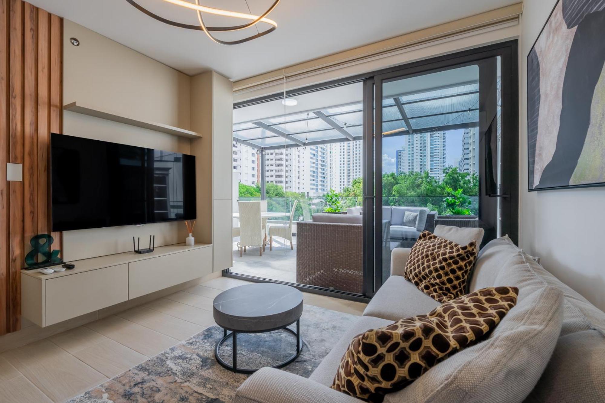 One-Bedroom Apartment with Terrace
