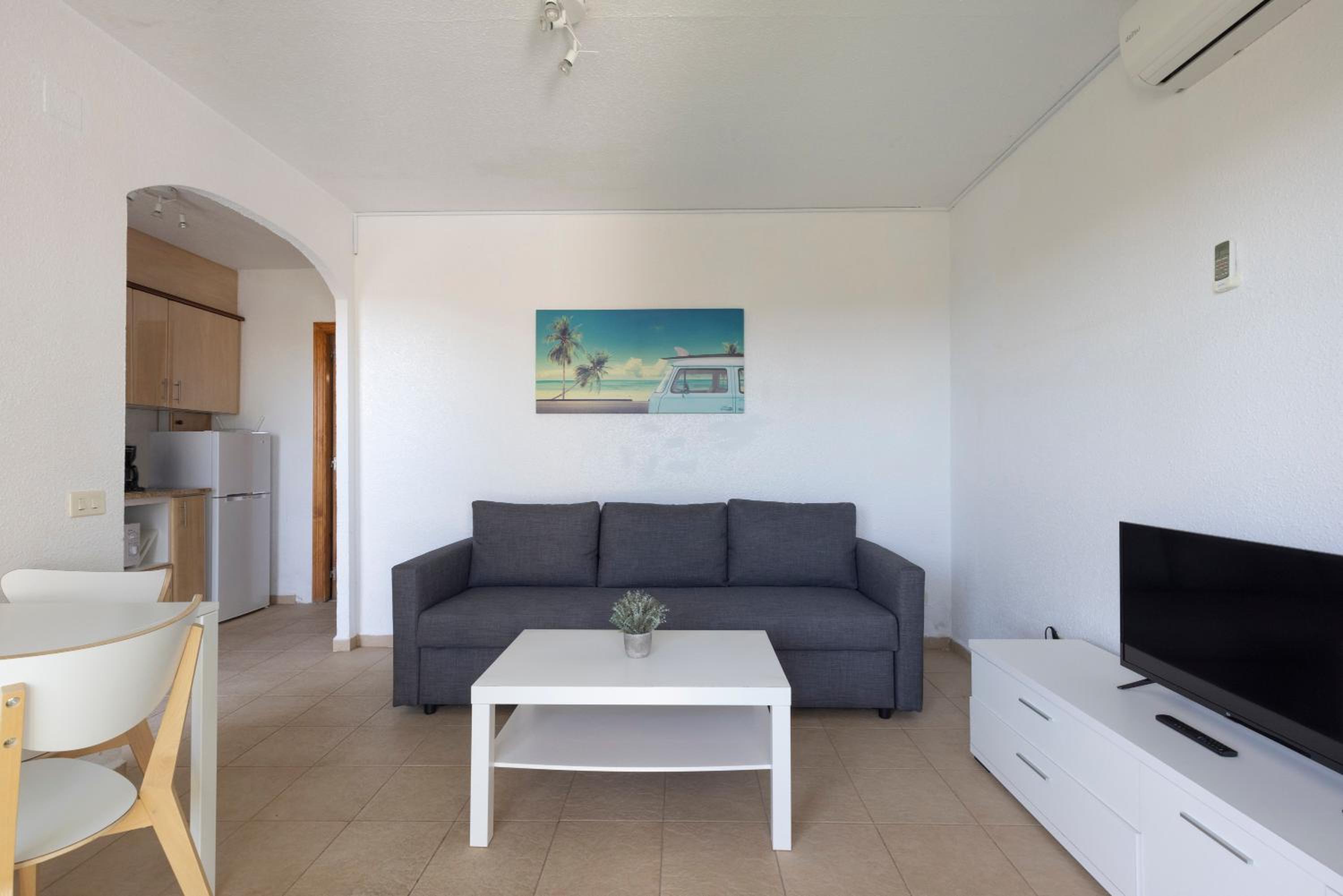 Apartamento con vista al jardín