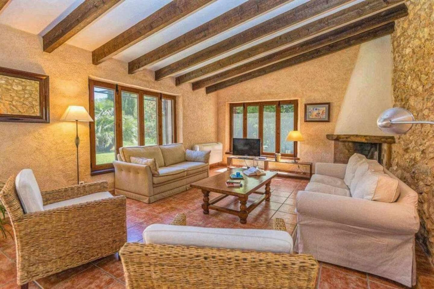 Villa con vistas al jardín