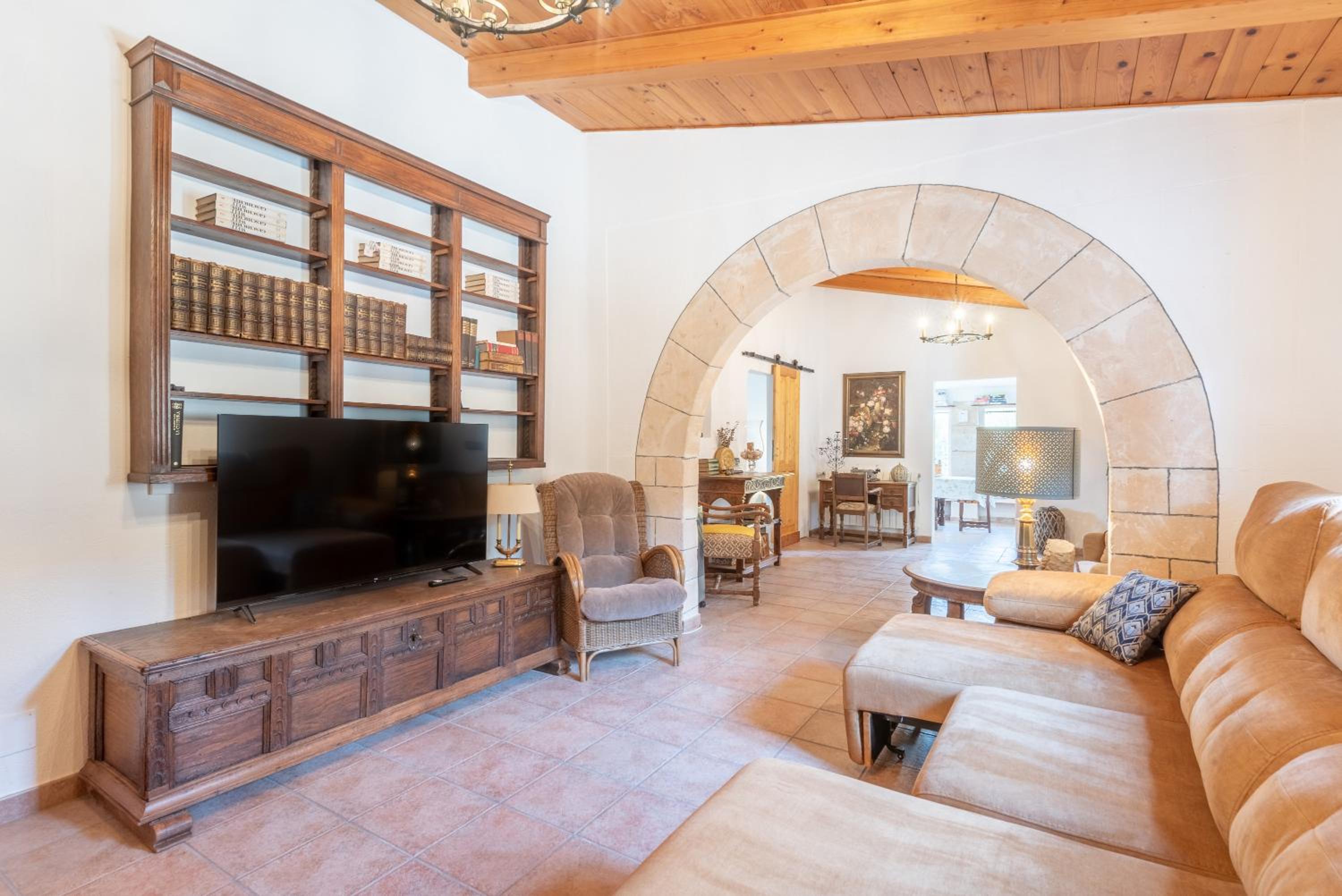 Villa con vistas al jardín