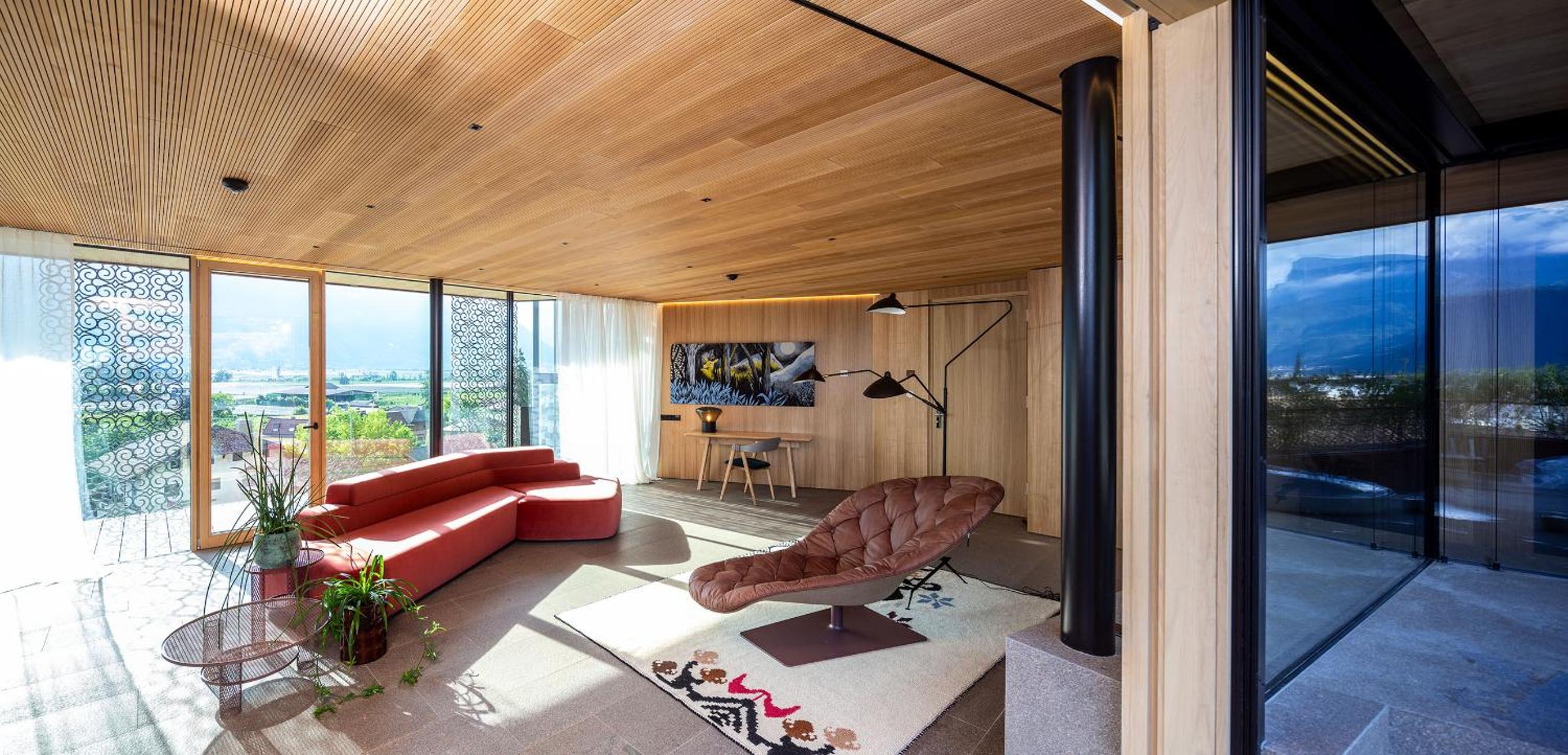 Präsidentensuite mit Whirlpool und Sauna