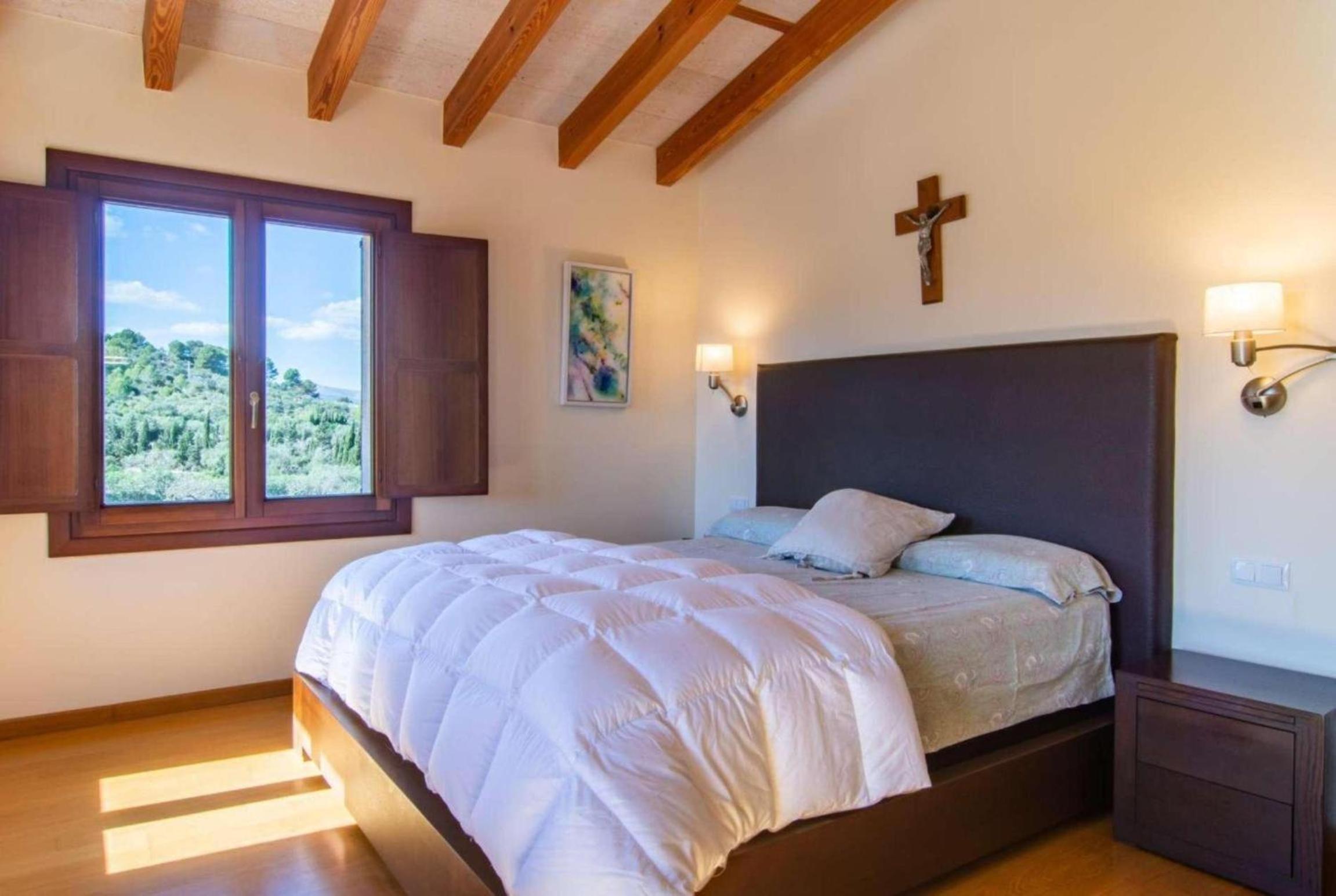 Villa con vistas al jardín