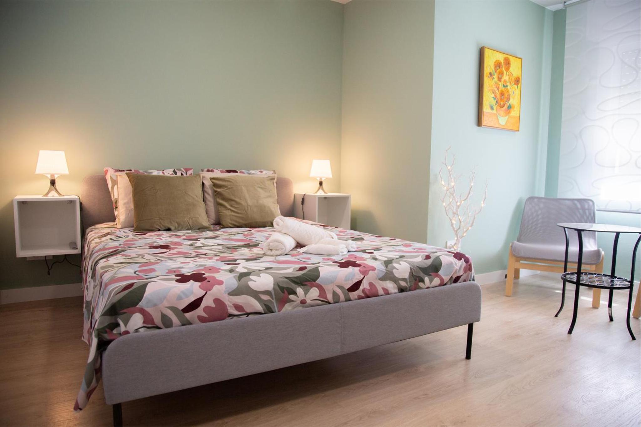 Three-Bedroom Apartment with Balcony