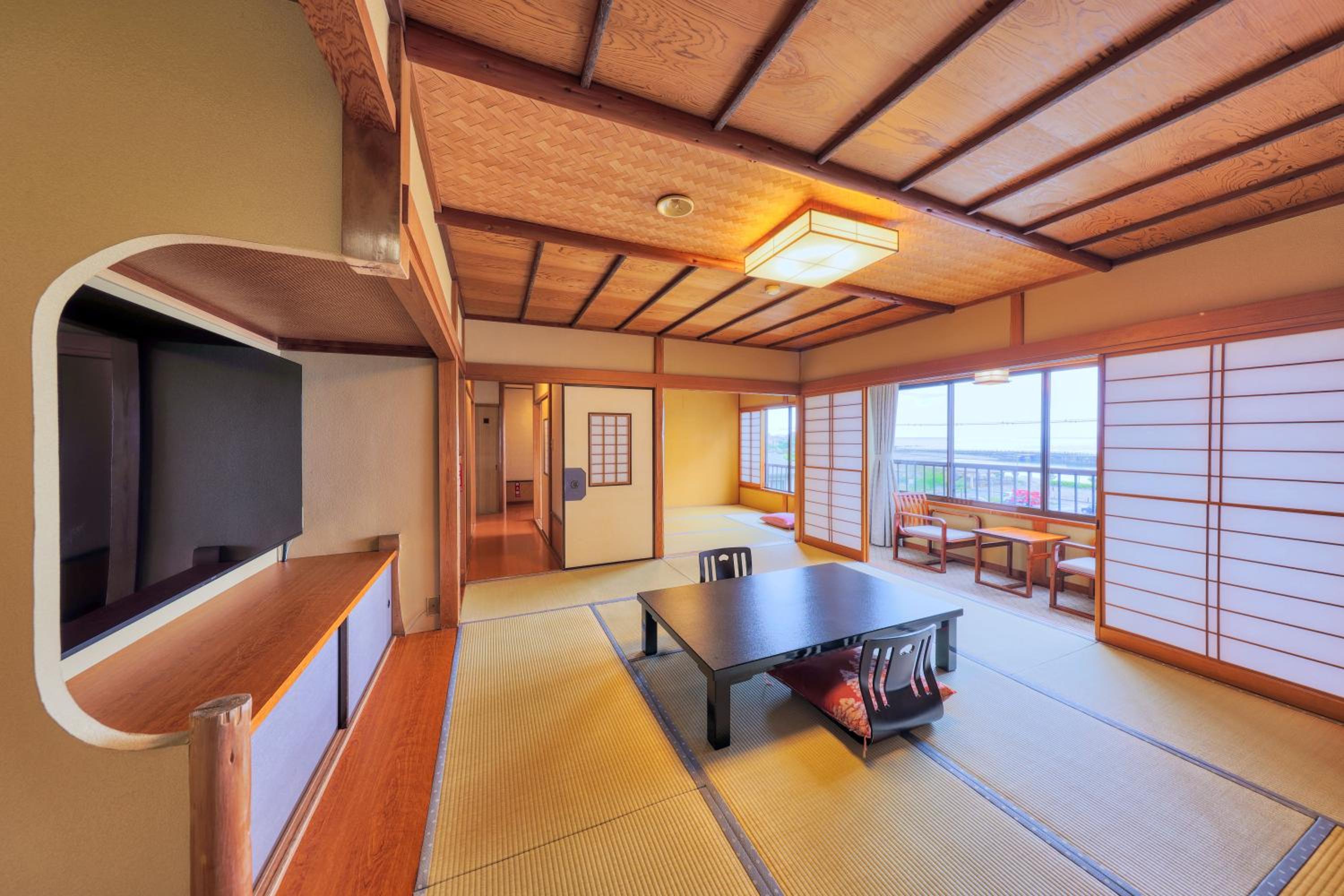 Japanese-Style Family Room with Sea View with Indoor Bath Onsen