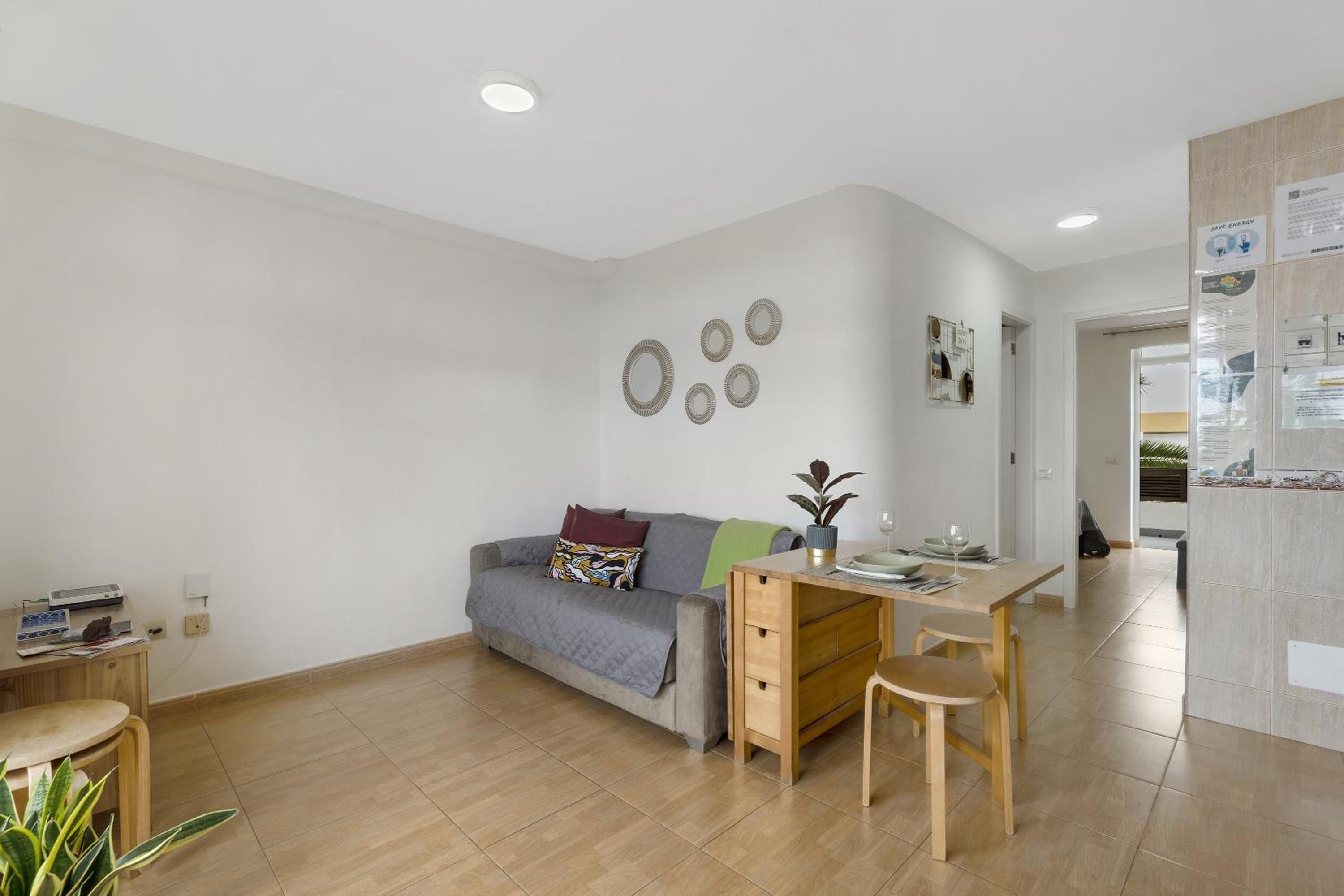 Apartamento de un dormitorio superior con balcón