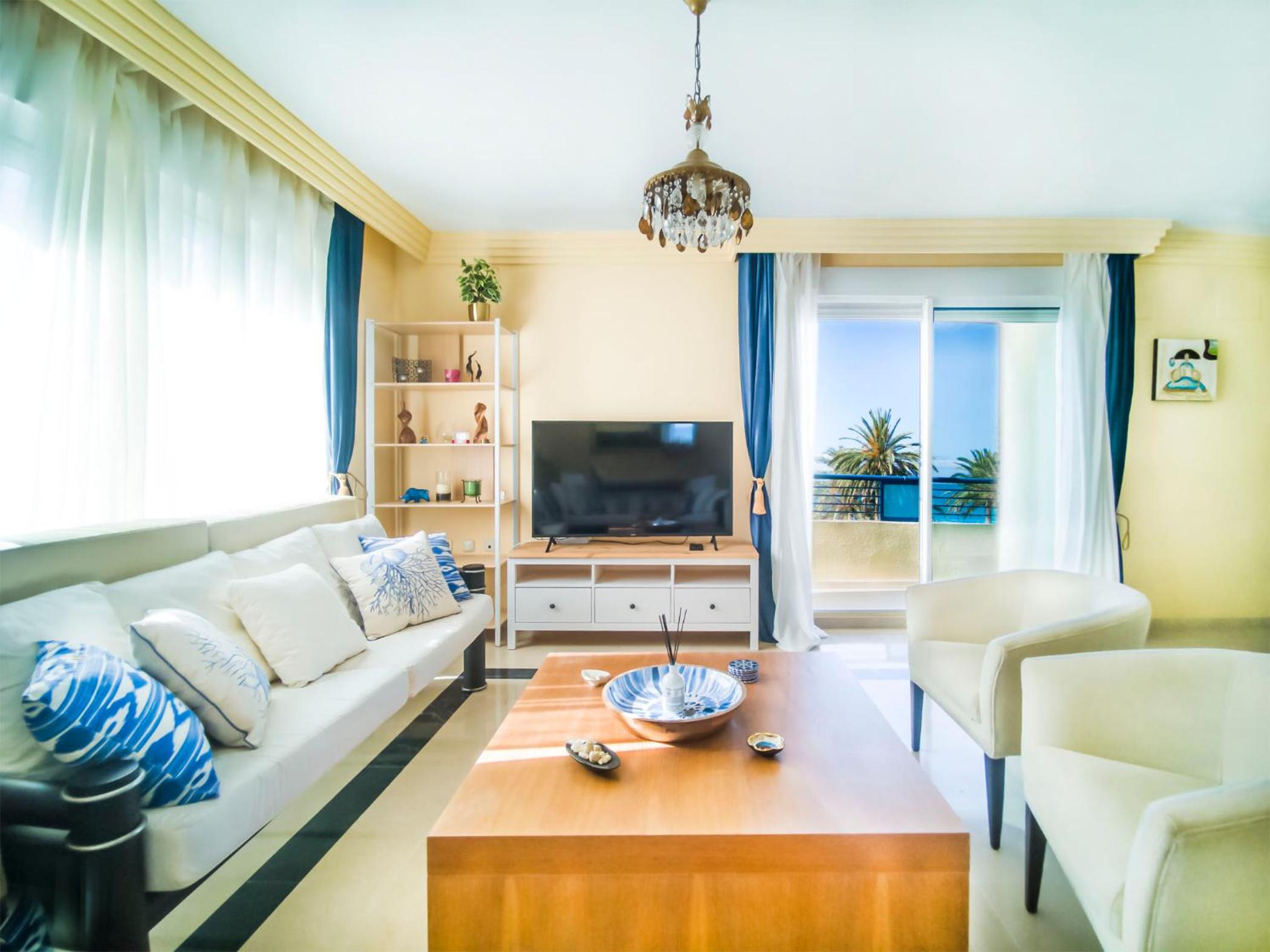 Three-Bedroom Apartment with Sea View