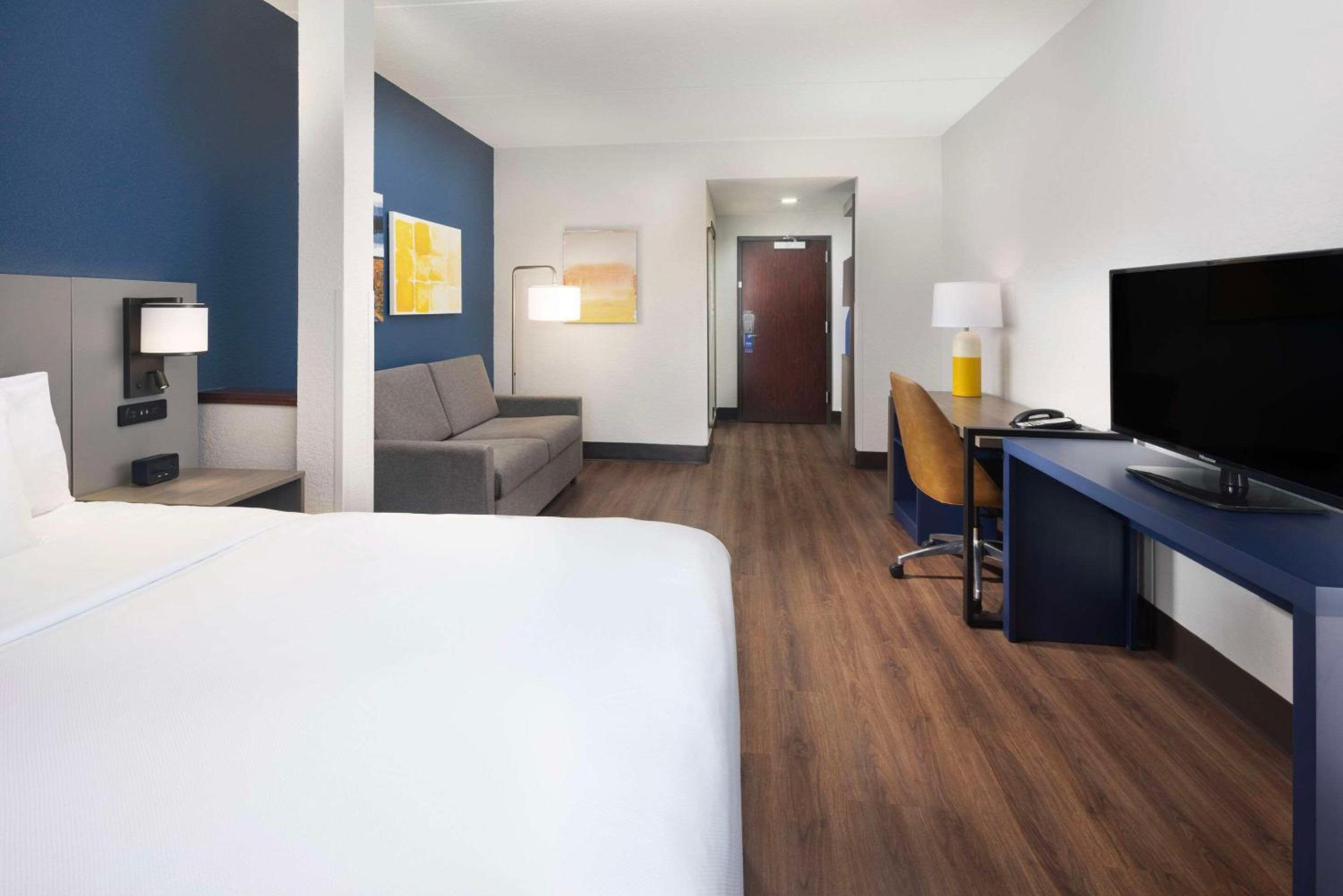 King Suite with Sofa-Bed and Roll-In Shower - Accessible/Non-Smoking/Pets Friendly photo 1