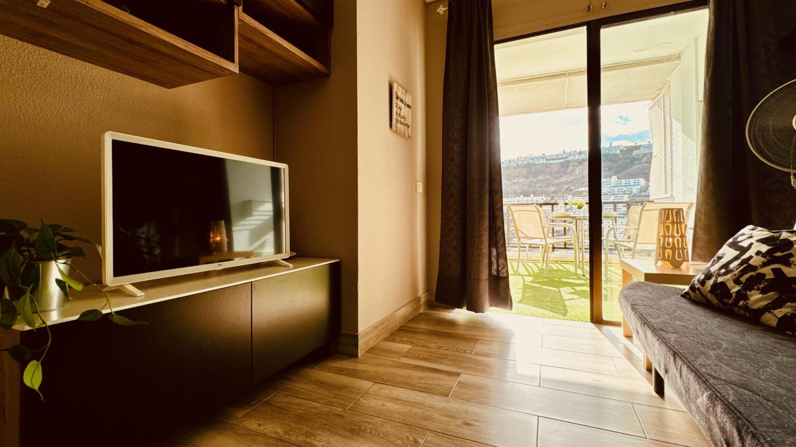 Apartamento con Balcón