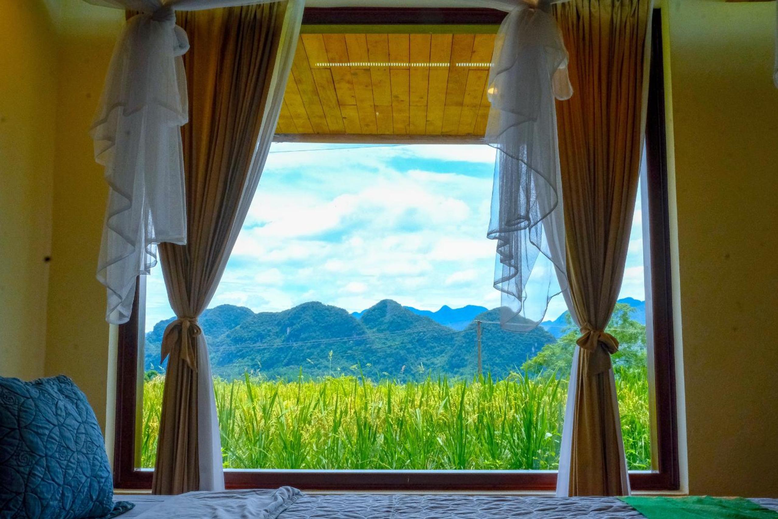 King Room with Rice Fields & Mountain View photo 2