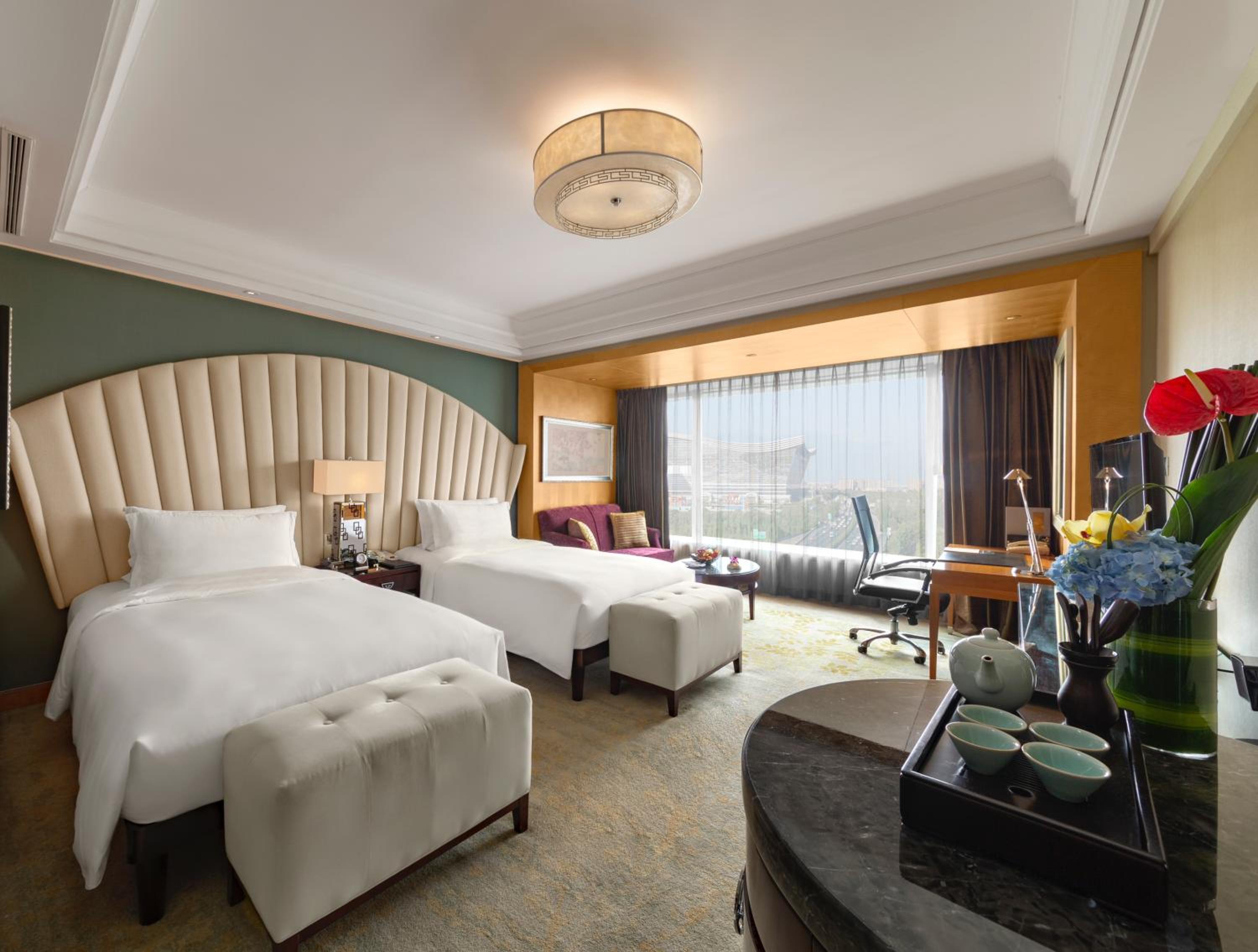 Premium Double Room with Two Double Beds and City View - Photo 1
