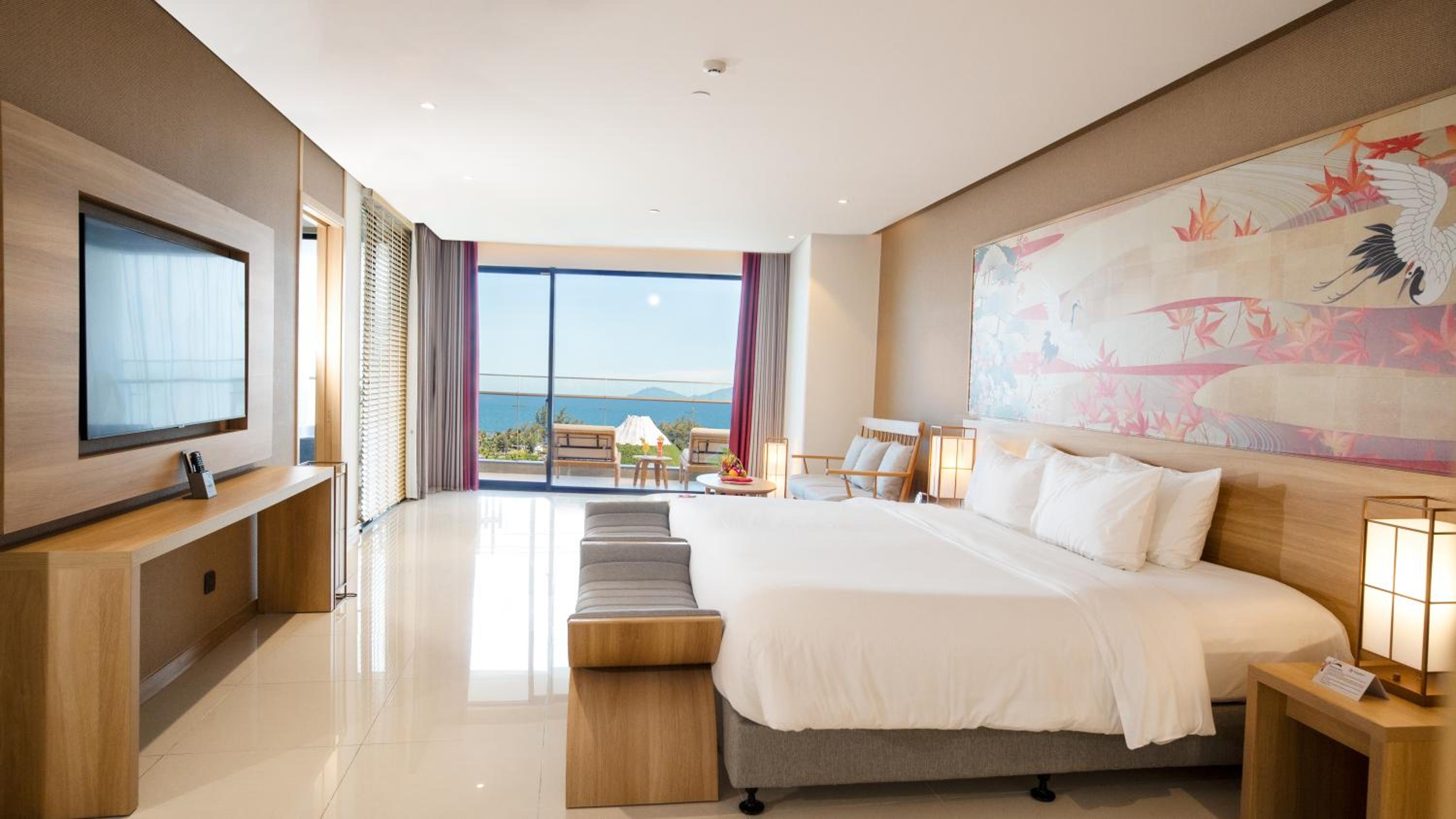 Special Offer - Premium Deluxe Double Room with Ocean View - Onsen & Water Park Inclusive