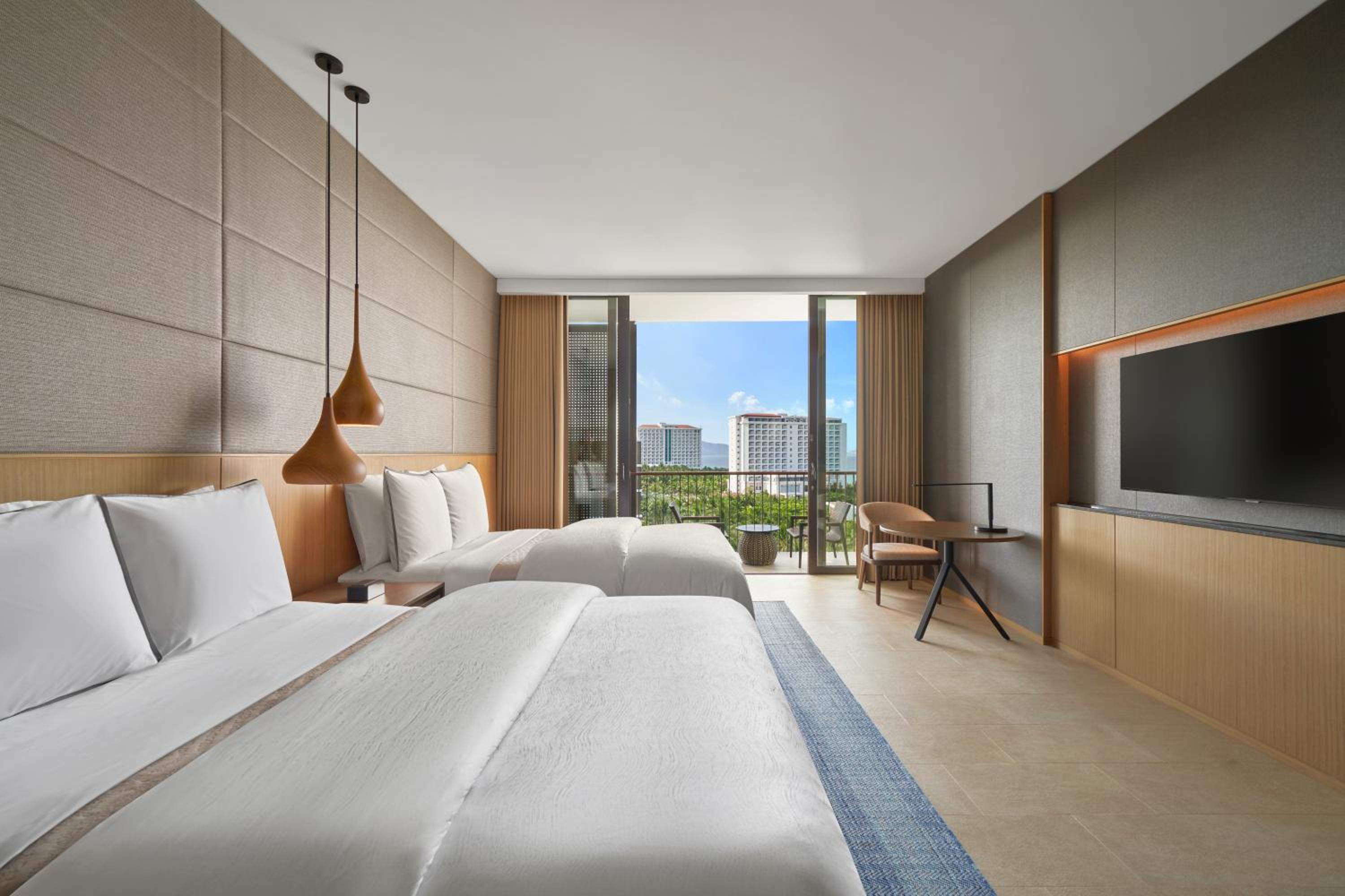Deluxe Sea View with Two Double Beds and Balcony - Photo 1
