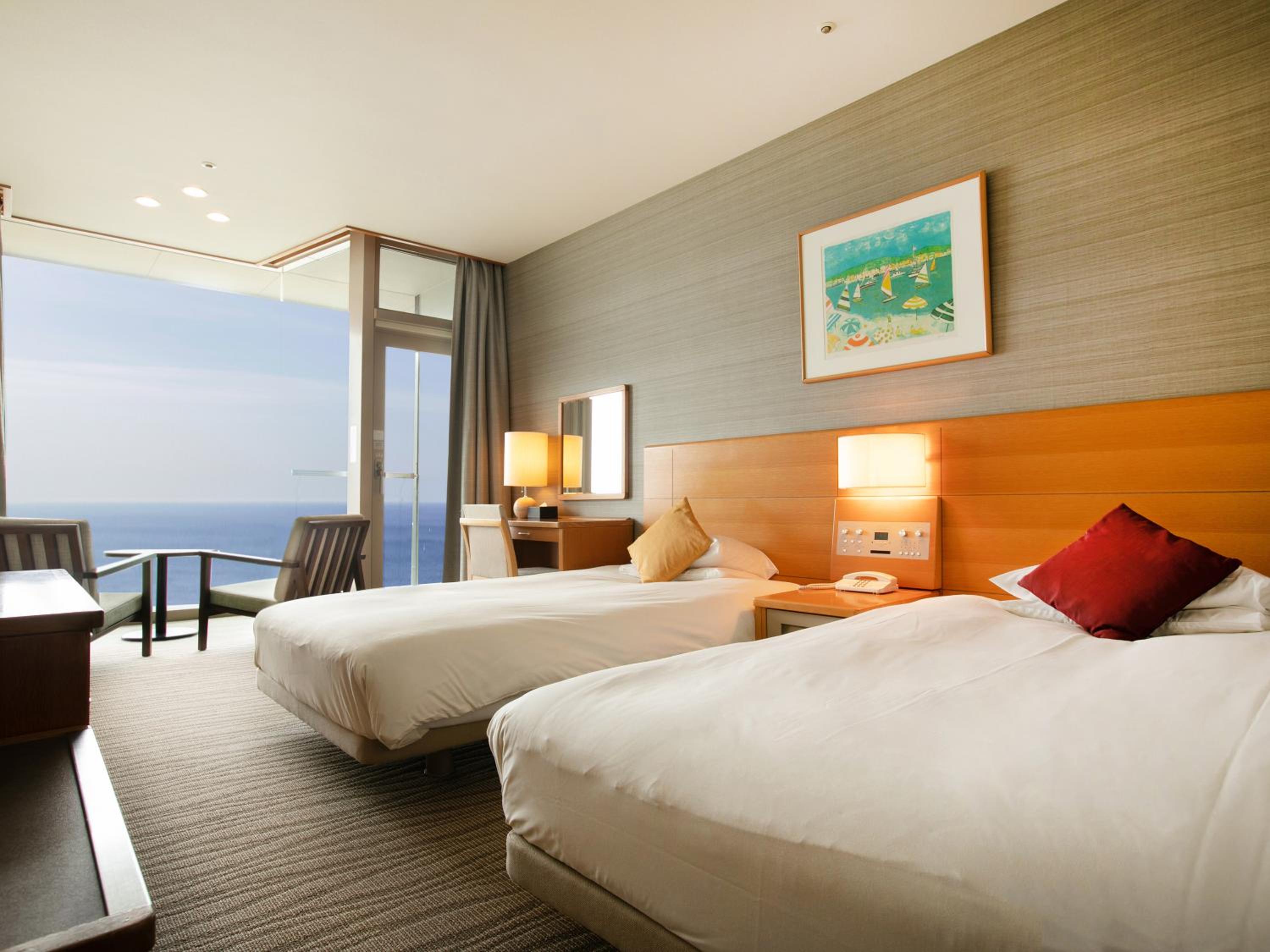 Twin Room B with Sagami Bay View - Non-Smoking - Photo 1