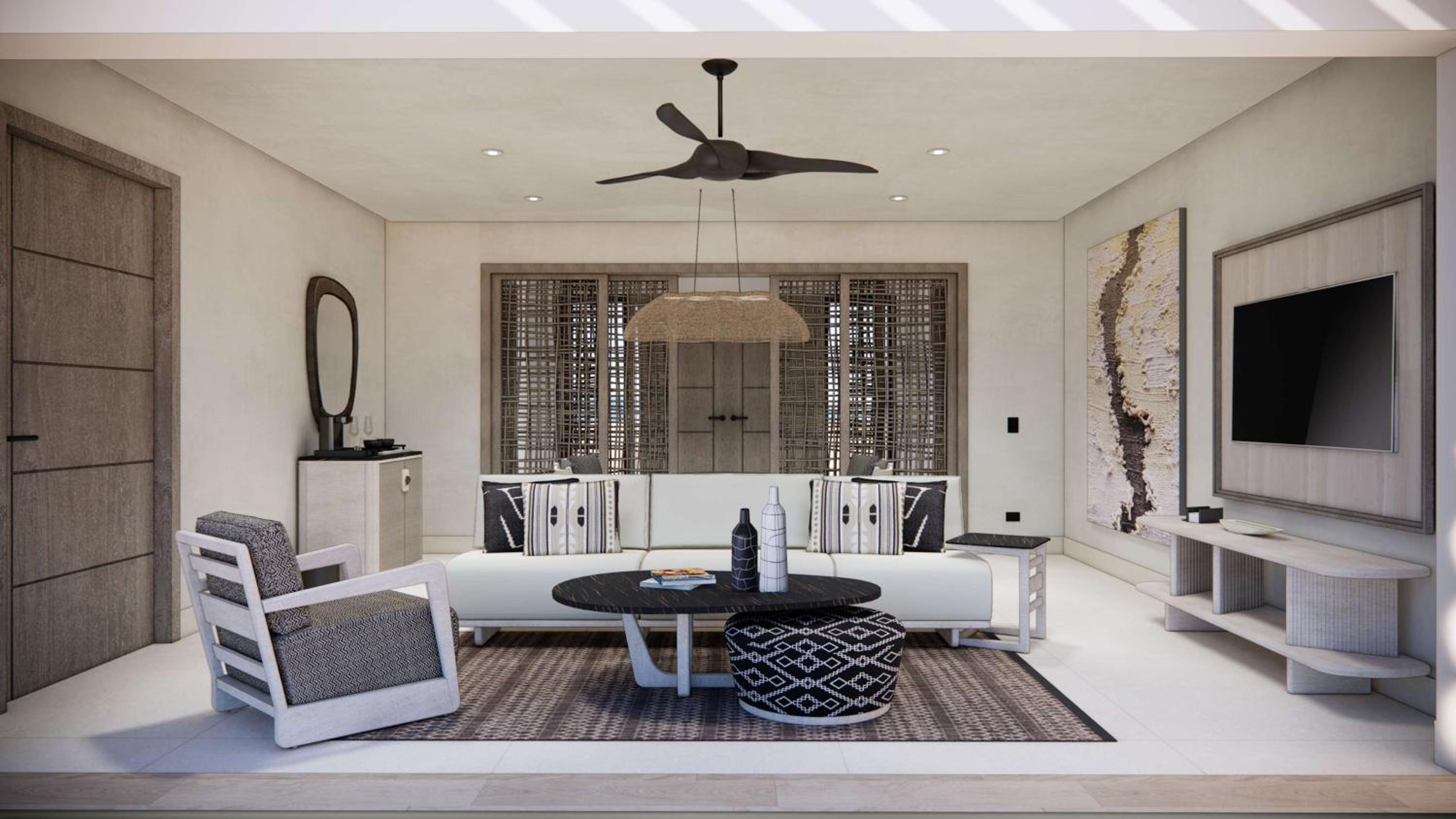 Two-Bedroom Club Azure Oceanfront Bungalow Suite