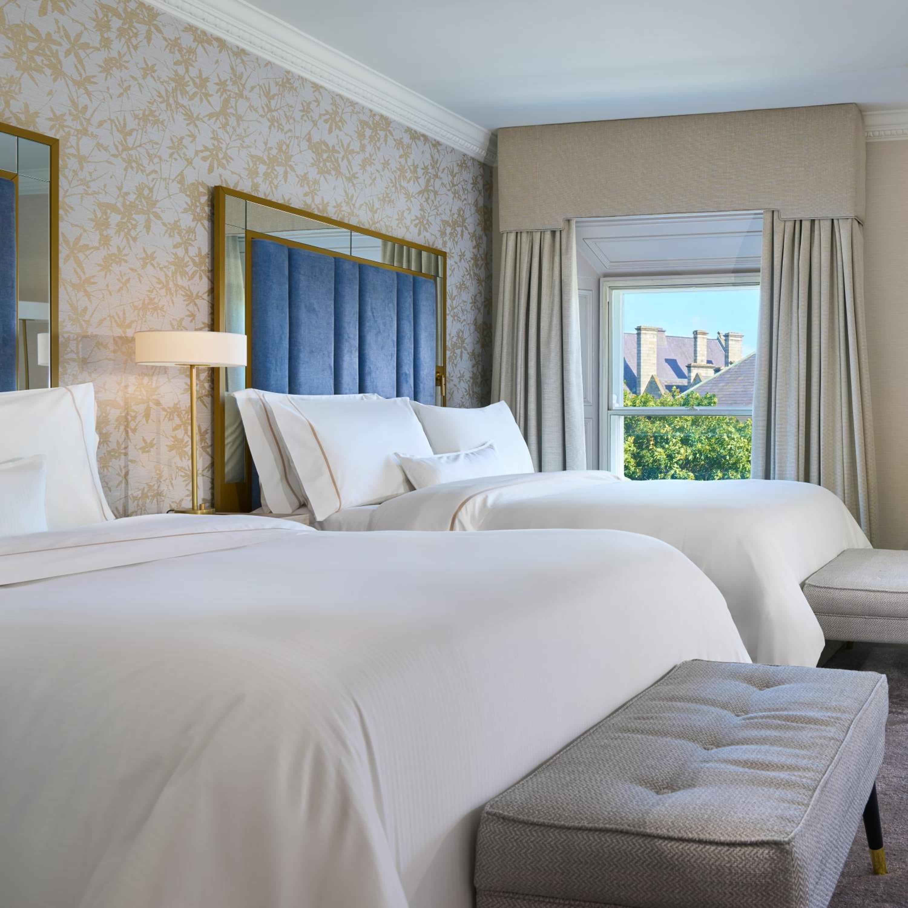 Heritage Double Room with Two Double Beds and City View