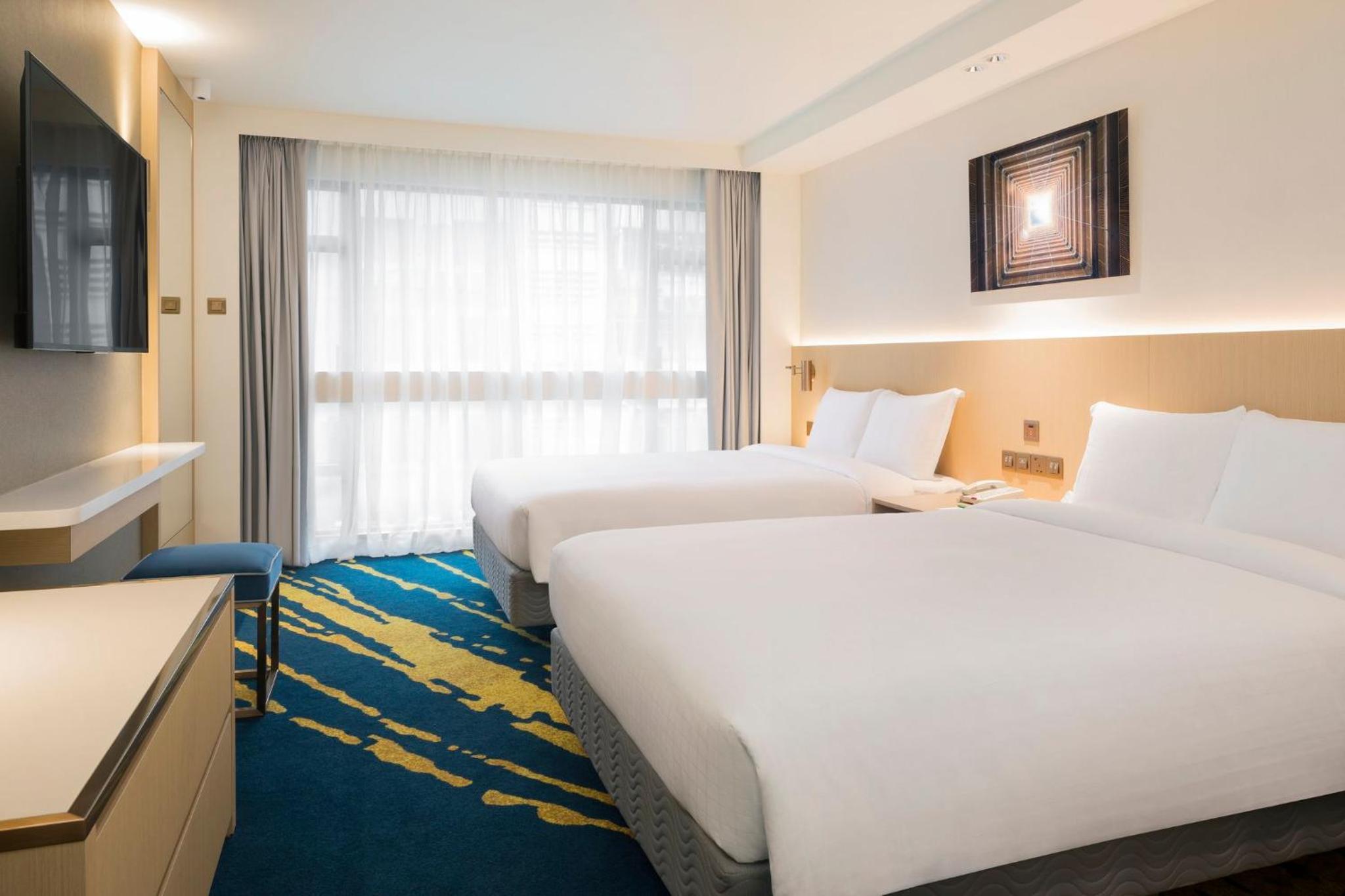 Premium Double Room with Two Double Beds - Middle Floor