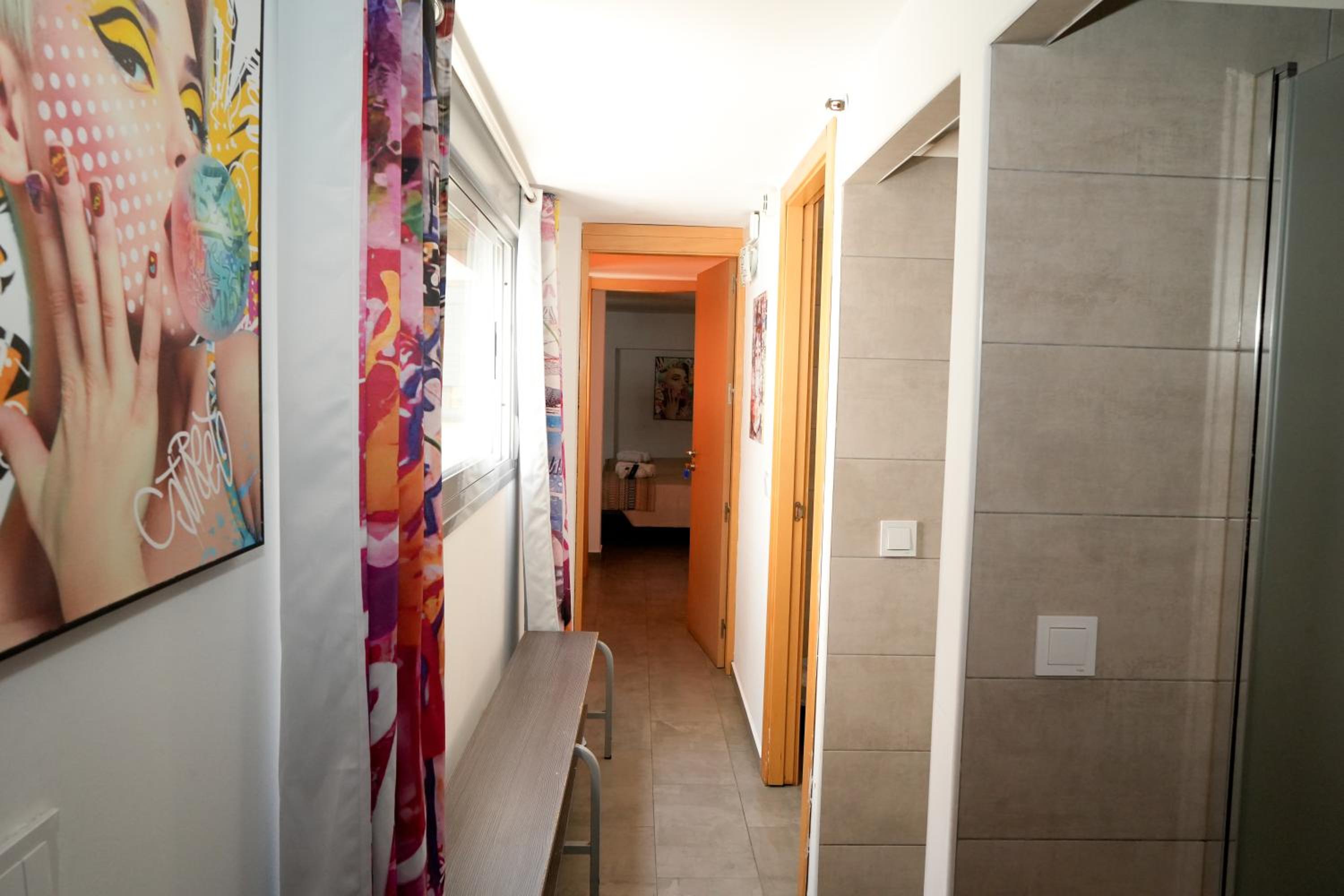 Single Bed in Female Dormitory Room